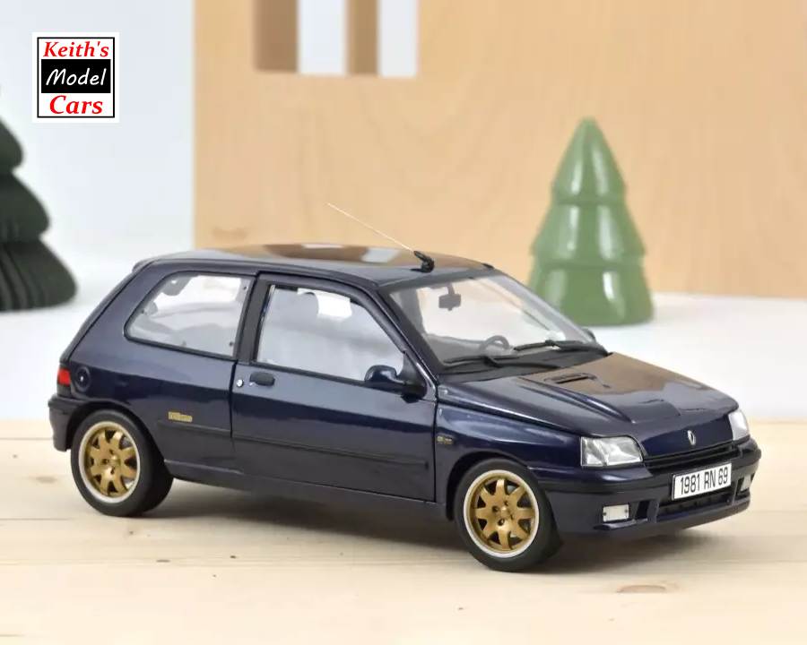 [1/18 Scale] 1993 Renault Clio Williams in Blue by Norev