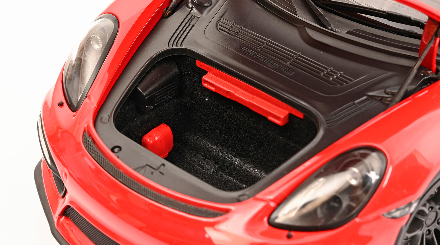 Schuco 1:18 Porsche Cayman GT4 Red 450040300