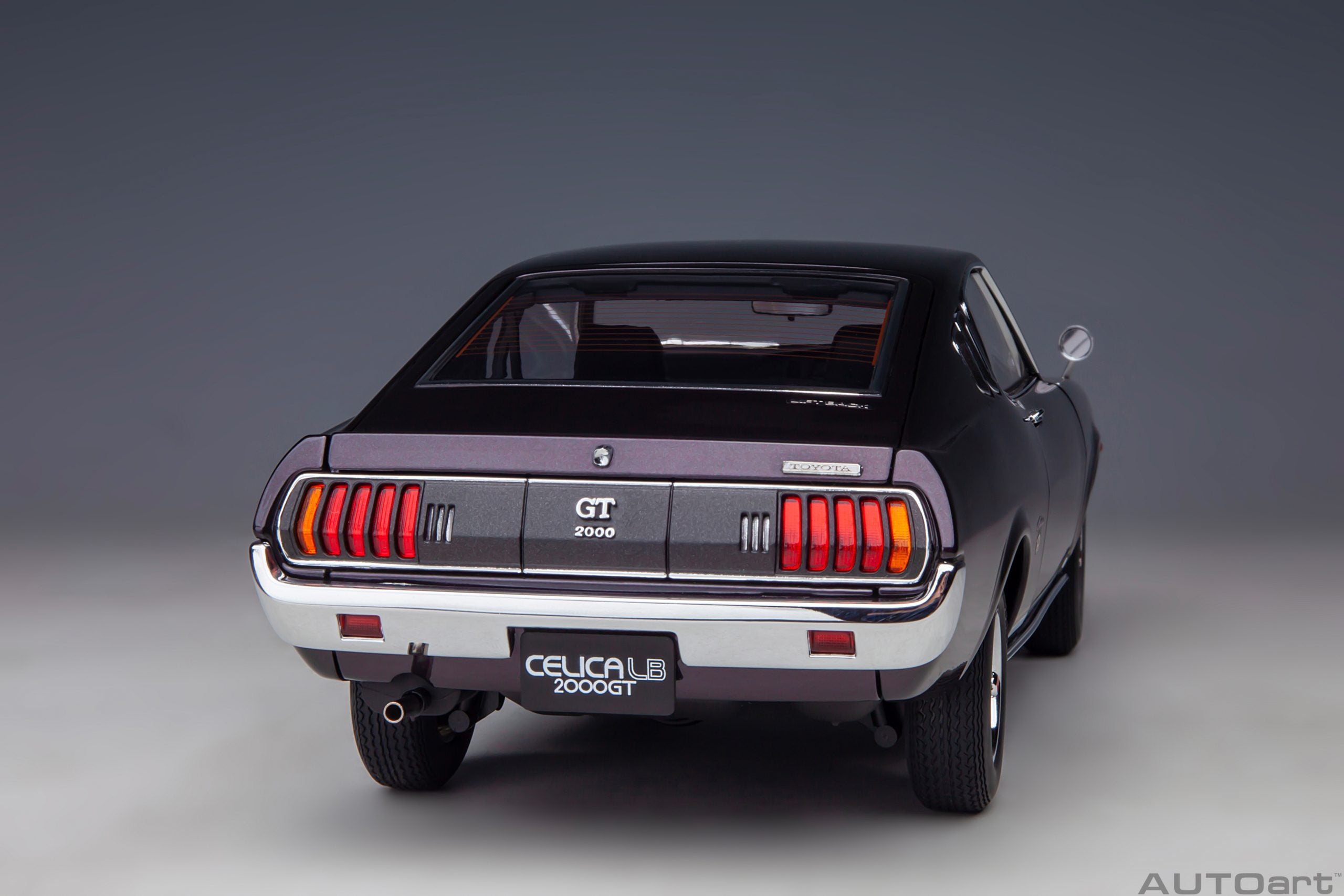AUTOart 1:18 Toyota Celica Liftback 2000GT (RA25) 1973 (Dark Purple Metallic) 78769