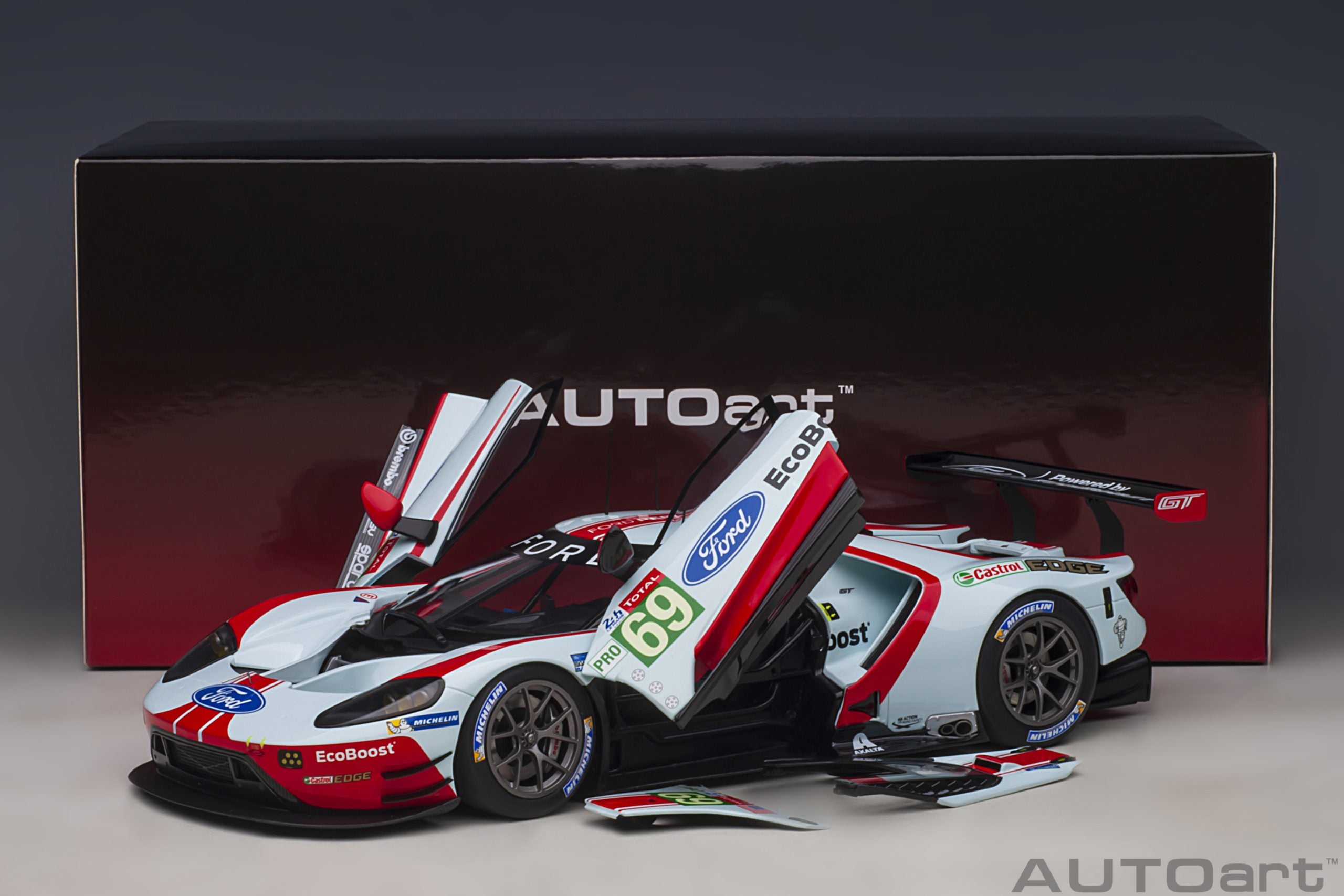AUTOart 1:18 Ford GT GTE Pro Le Mans 24h 2019 R.Briscoe/R.Westbrook/S.Dixon #69 81913