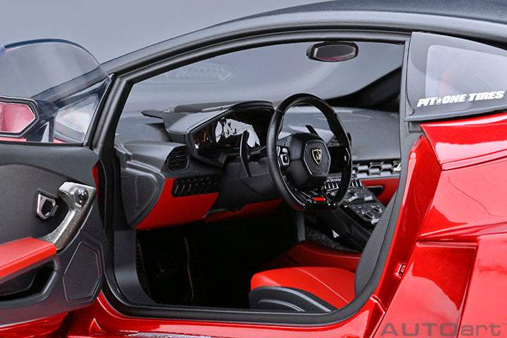 LIBERTY WALK LB SILHOUETTE WORKS HURACAN GT (RED)