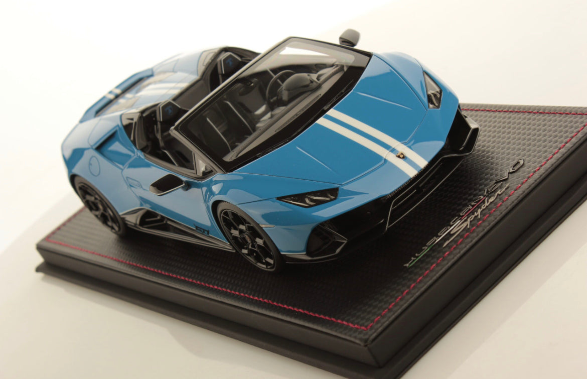 Lamborghini Huracan Spyder - Blu Le Mans 60th Anniversary - 1:18