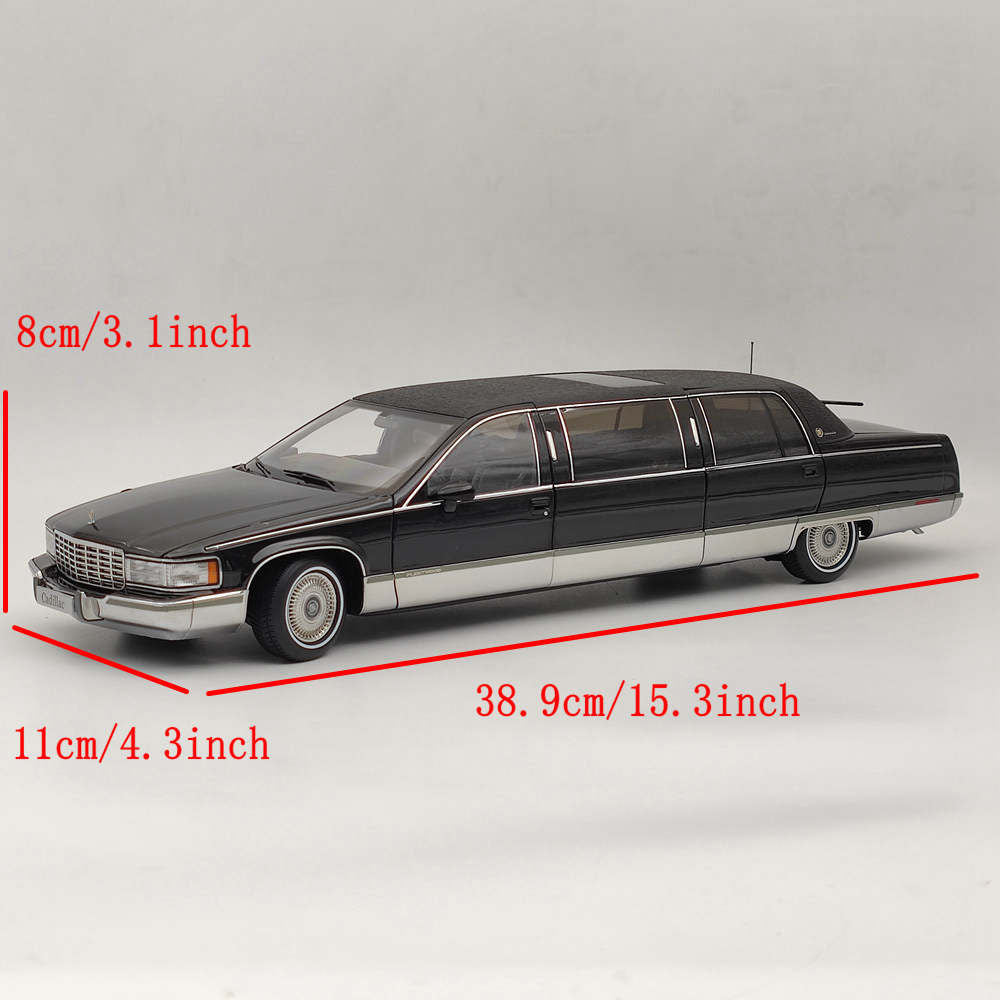 GM 1:18 Cadillac Fleetwood Long Wheelbase Diecast Model Car Collection Toys Gift