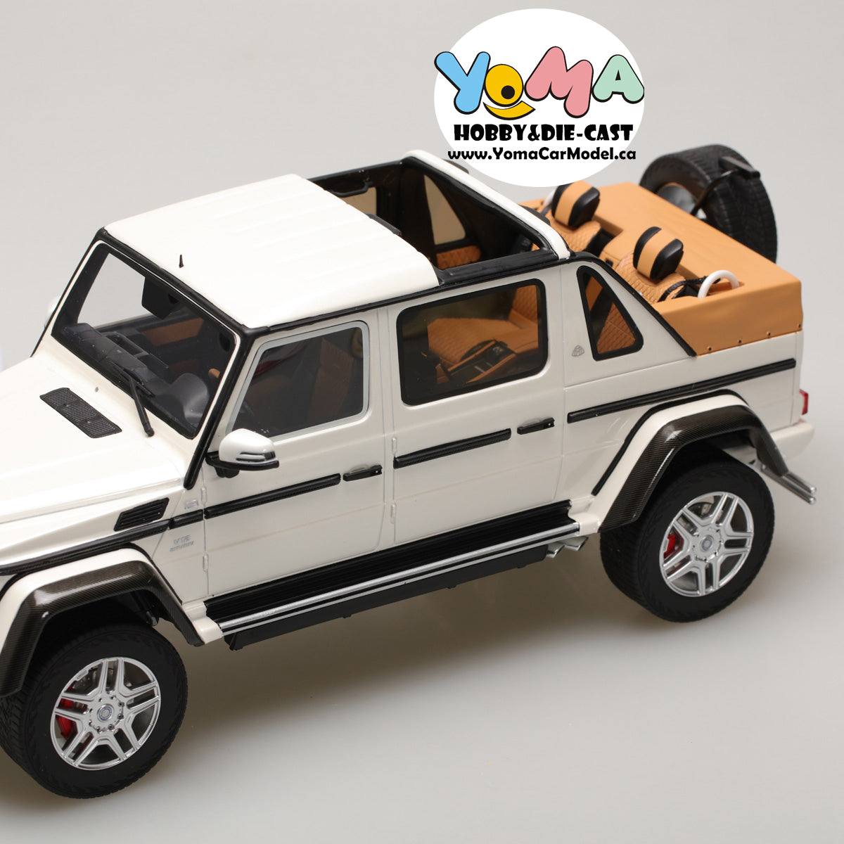GT Spirit 1:18 Mercedes Benz Maybach G650 Landaulet White KJ022