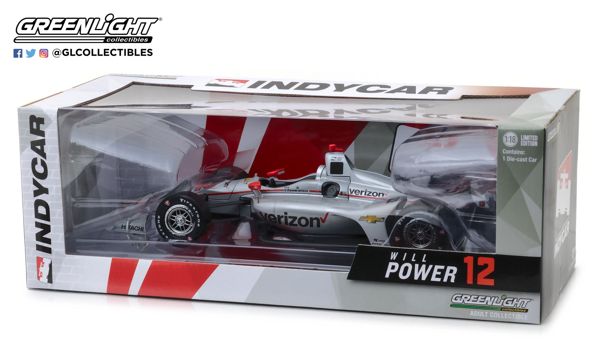 GreenLight 1:18 IndyCar Series 2018 #12 Will Power / Team Penske Verizon 11031