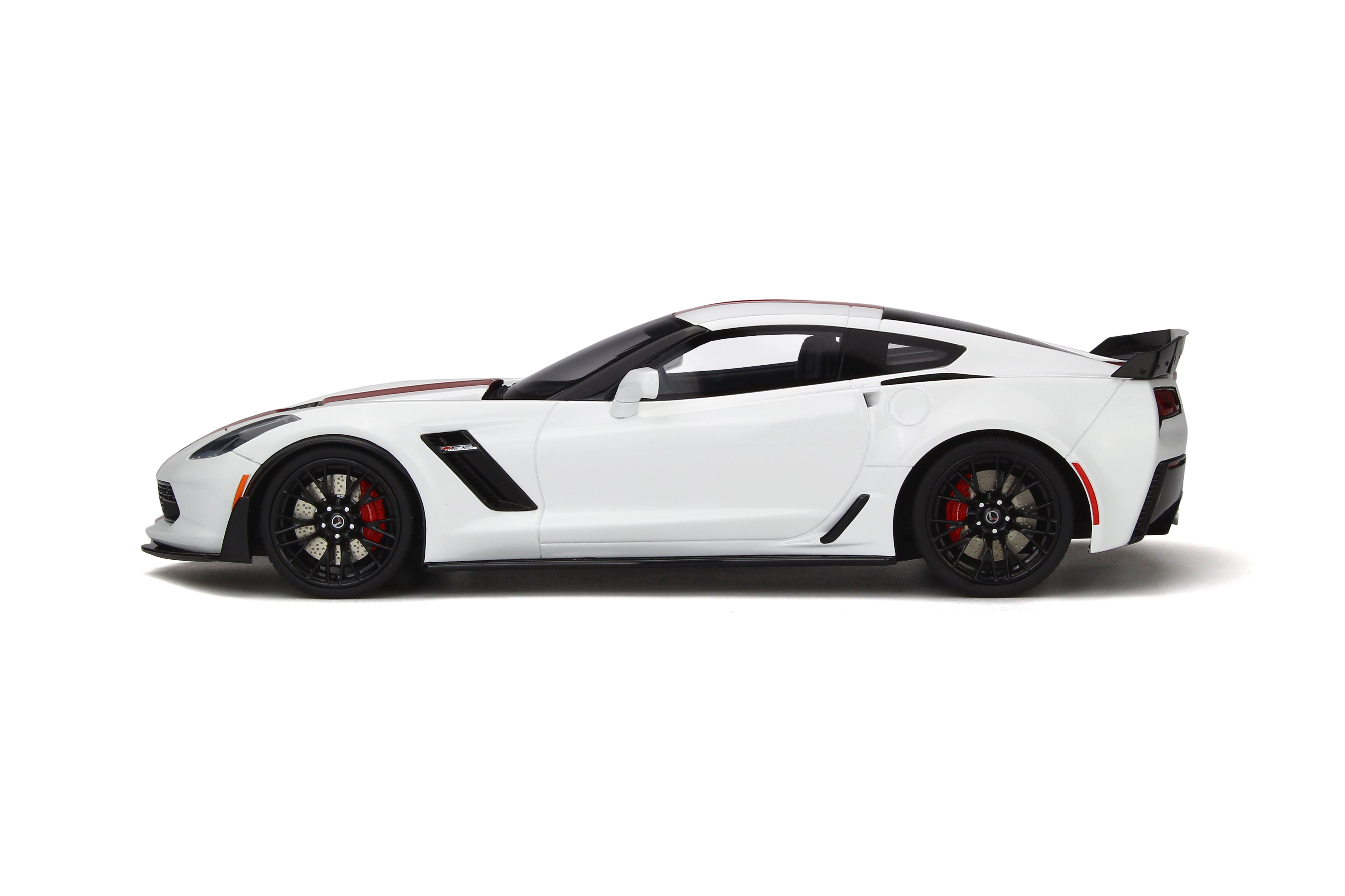 GT Spirit 1:18 2017 Chevrolet Corvette C7 Z06 Arctic White GT214