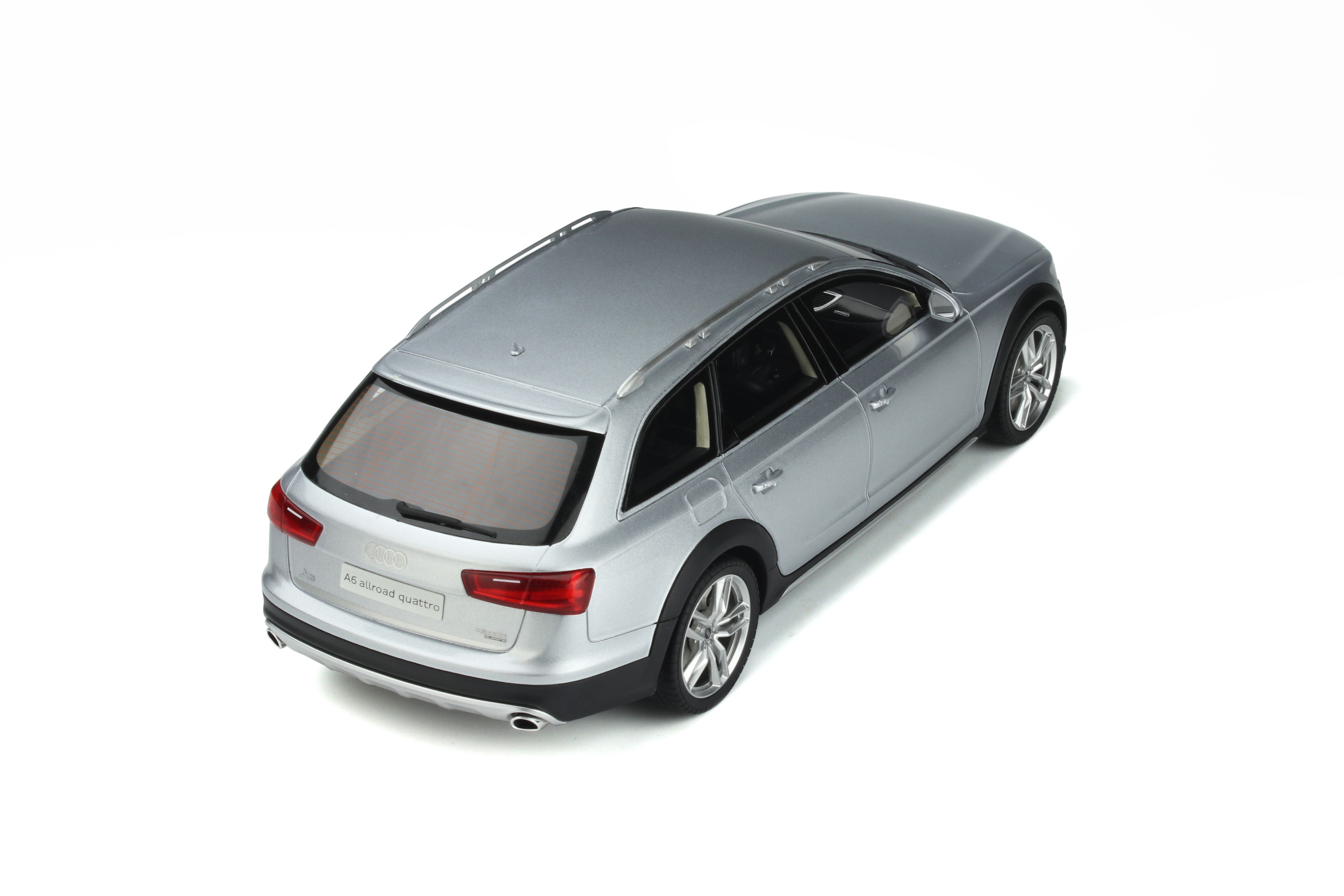 GT Spirit 1:18 2019 Audi A6 (C7) Allroad Floret Silver Metallic GT354