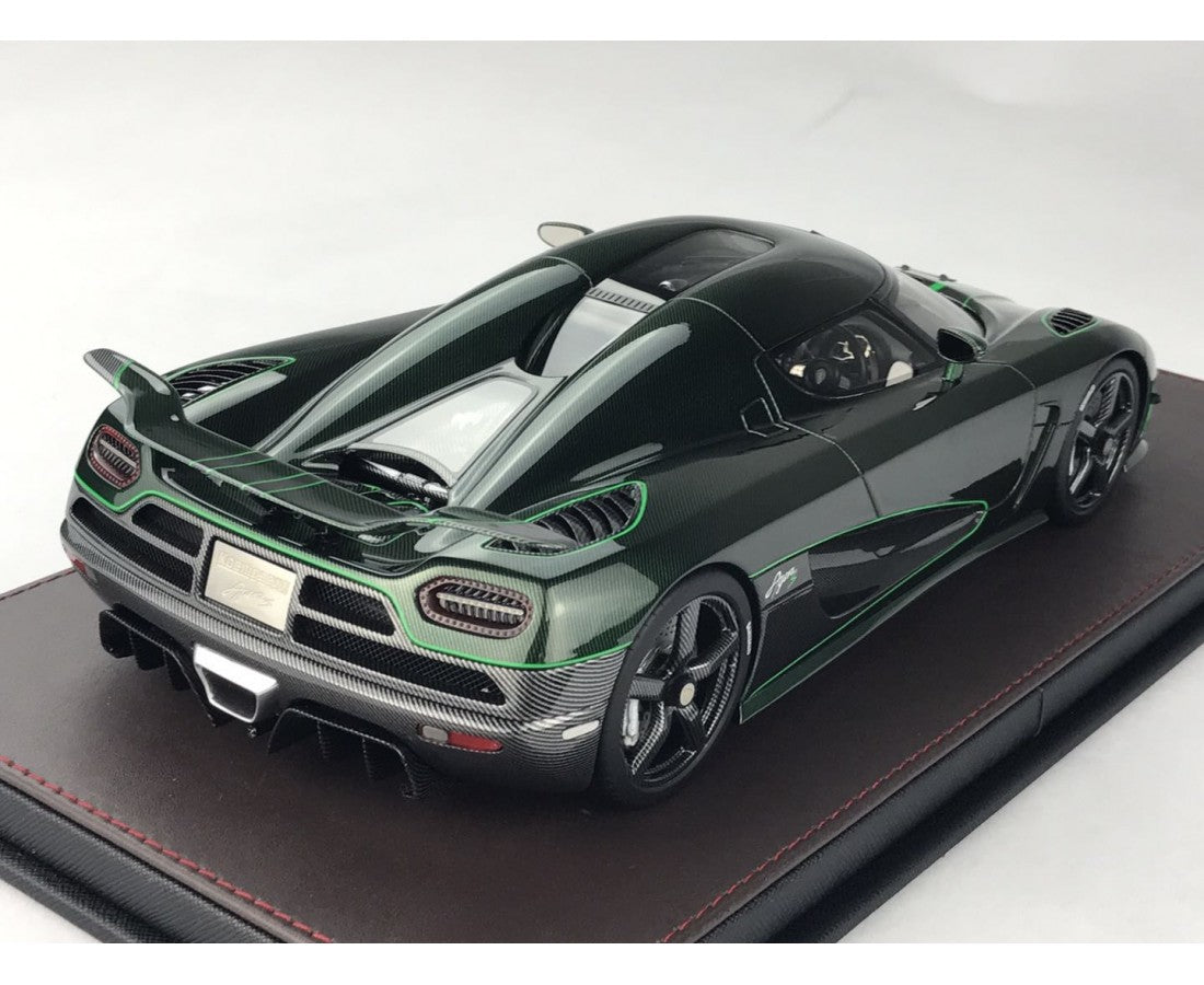 Frontiart 1:18 Koenigsegg Agera S Green/carbon F028-30