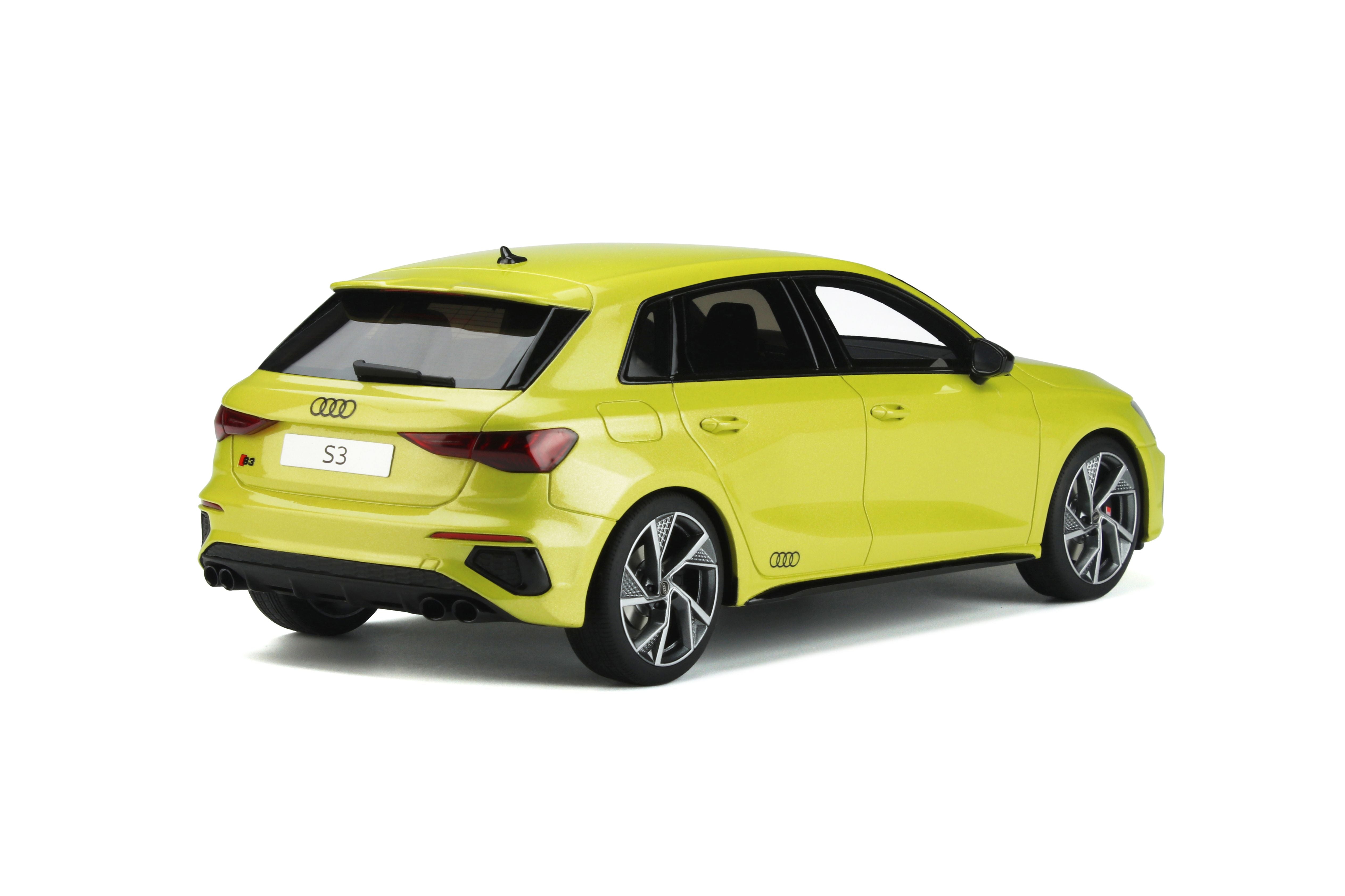 GT Spirit 1:18 2021 Audi S3 (8Y) Sportback Python yellow metallic GT364