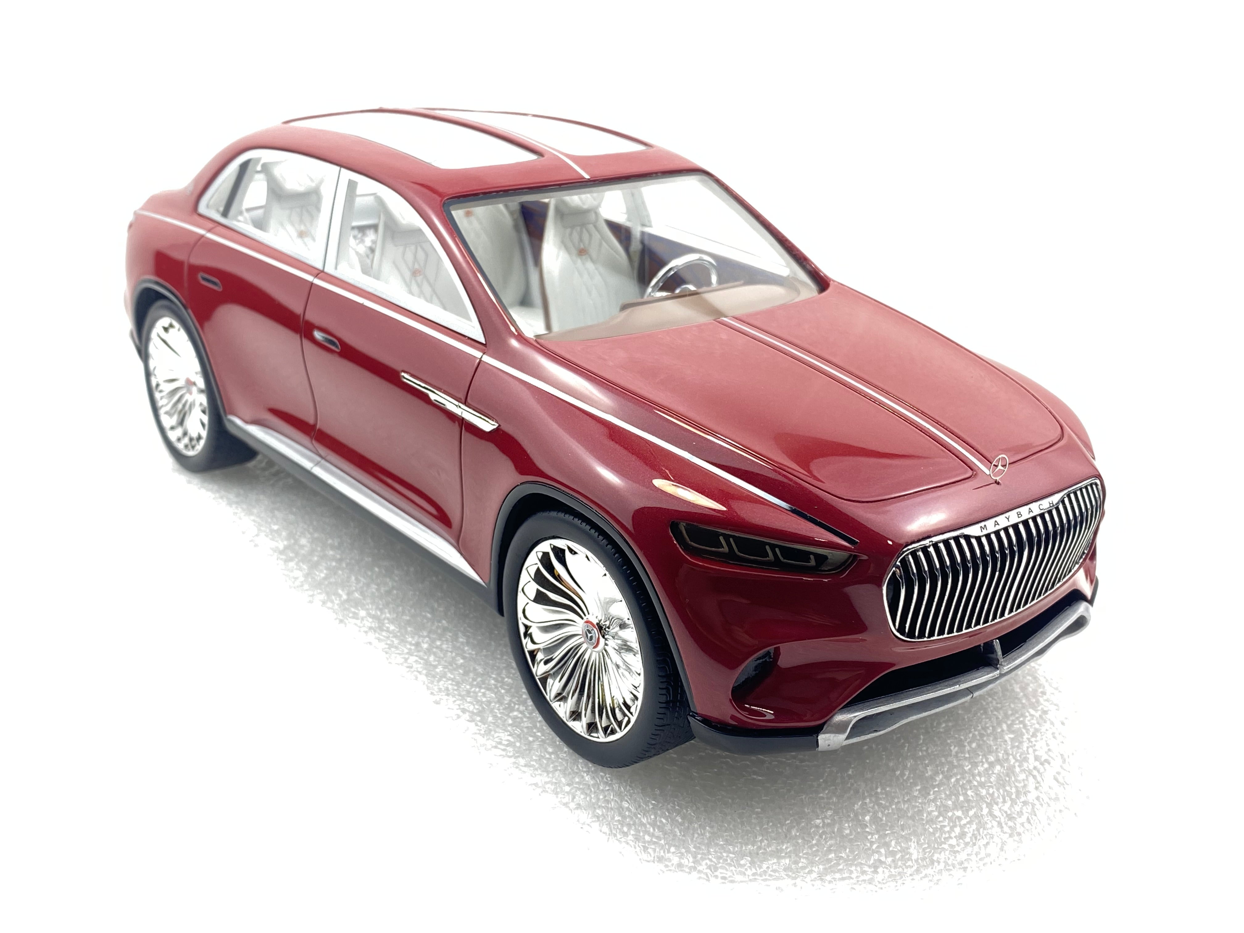 Schuco 1:18 Mercedes-Benz Maybach Ultimate Luxury Red 450018400 (Clearance Final Sale)