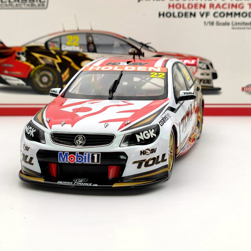 Classic 1/18 James Courtney's 2013 Toll  Holden VF Commodore #22 NO.18535 Diecast Models Car Limited Collection Toys Gift