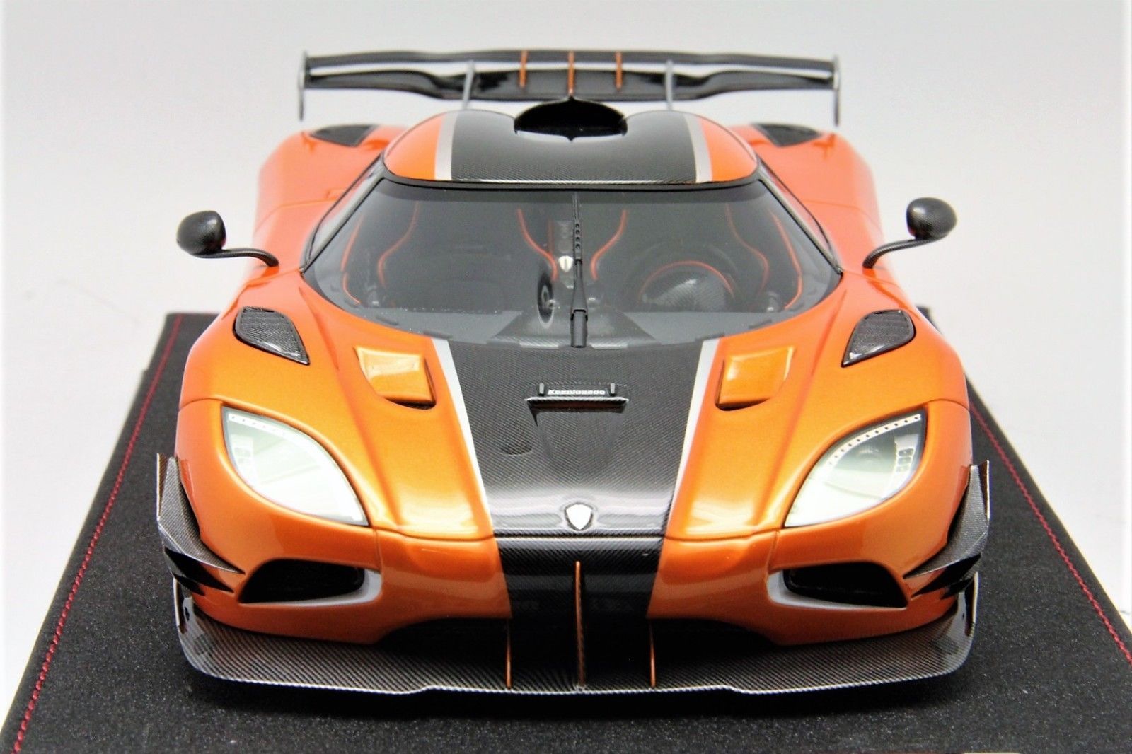 Frontiart 1:18 Koenigsegg Agera RS One of 1 Orange Carbon F055-18