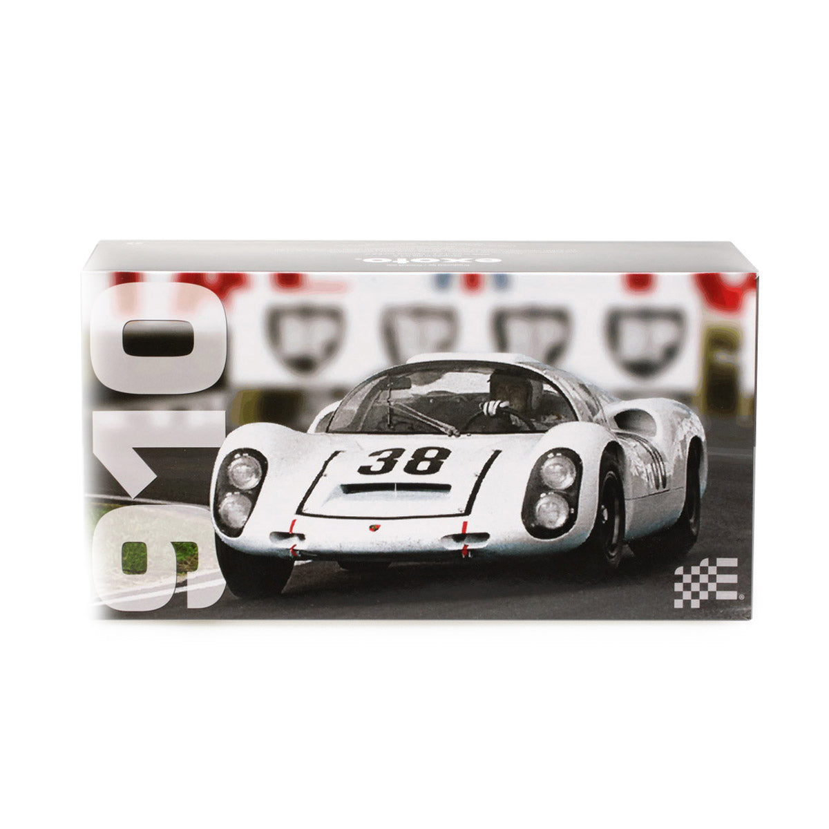 EXOTO 1:18 1968 Porsche 910 #45 Le Mans 24 Hours Jean-Pierre Hanrioud, André Wicky MTB00062B
