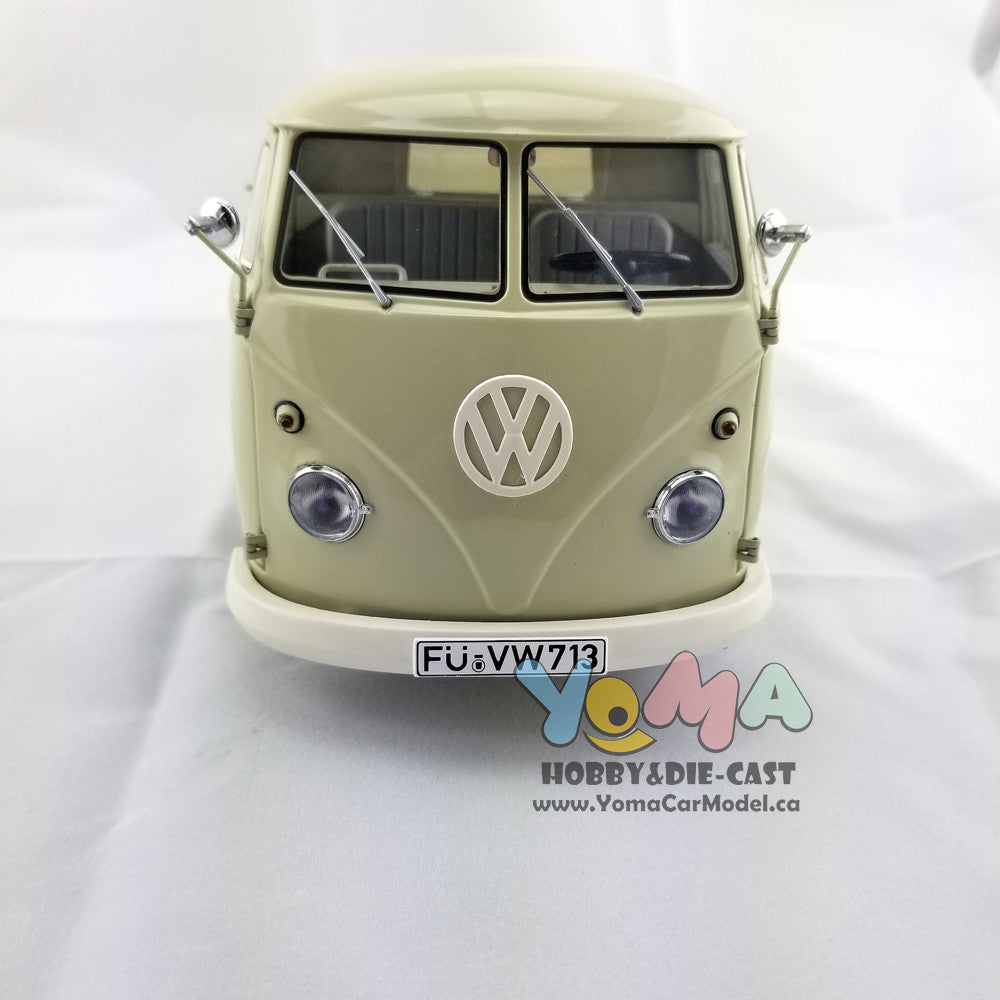 Schuco 1:18 Volkswagen T1b Pickup With Tarpaulin Beige 450037000