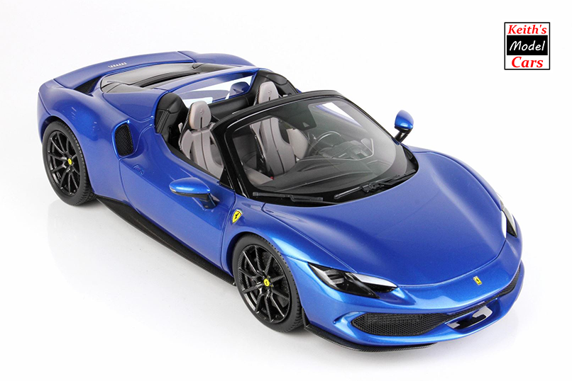 [1/18 Scale] Ferrari 296 GTS in Blue Corsa by BBR Models