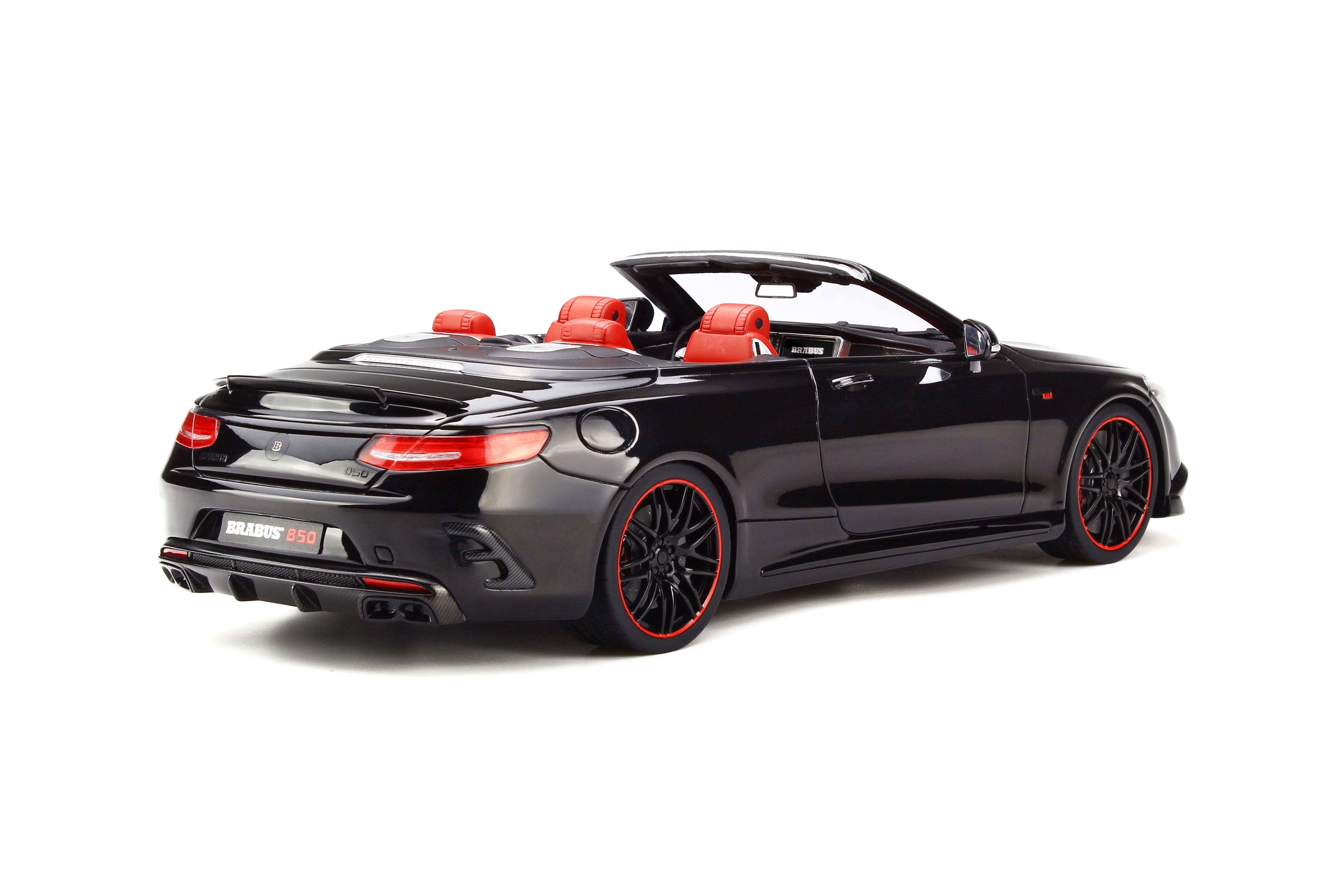GT Spirit 1/18 Mercedes-Benz Brabus 850 S Class cabriolet Black GT194