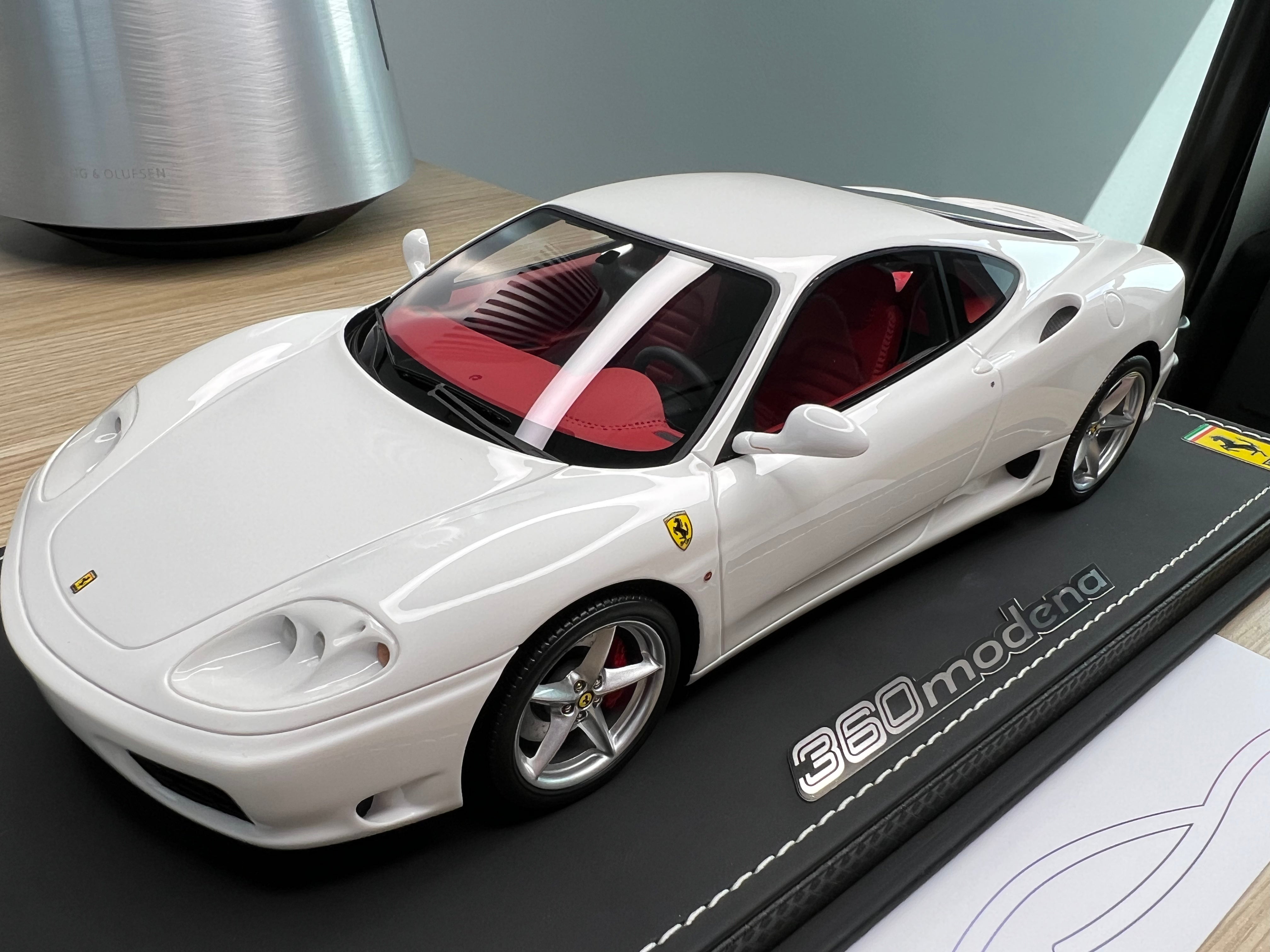 Ferrari 360 Modena - Bianco Avus - 1:18