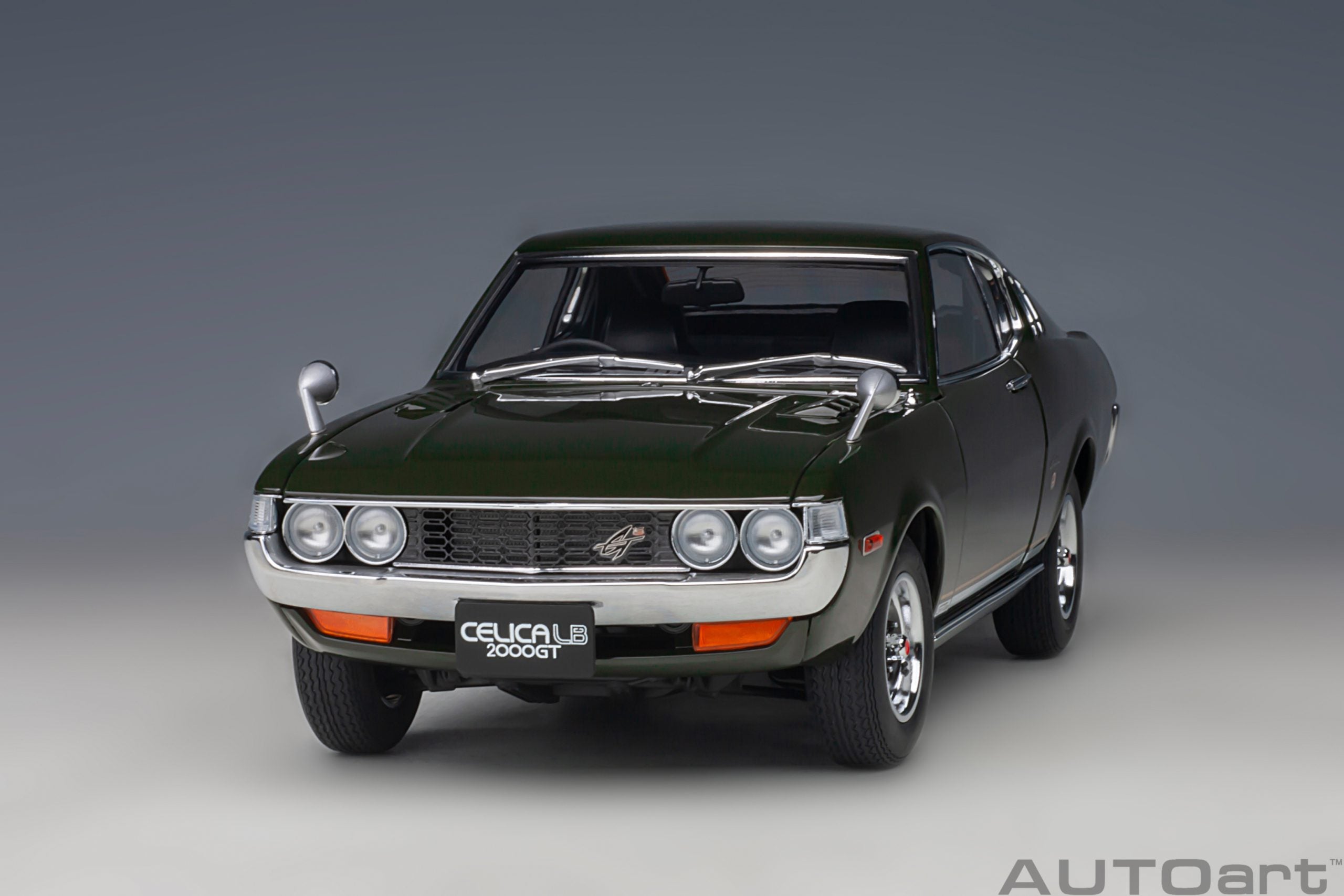 AUTOart 1:18 Toyota Celica Liftback 2000GT (RA25) 1973 (Moss Green) 78768