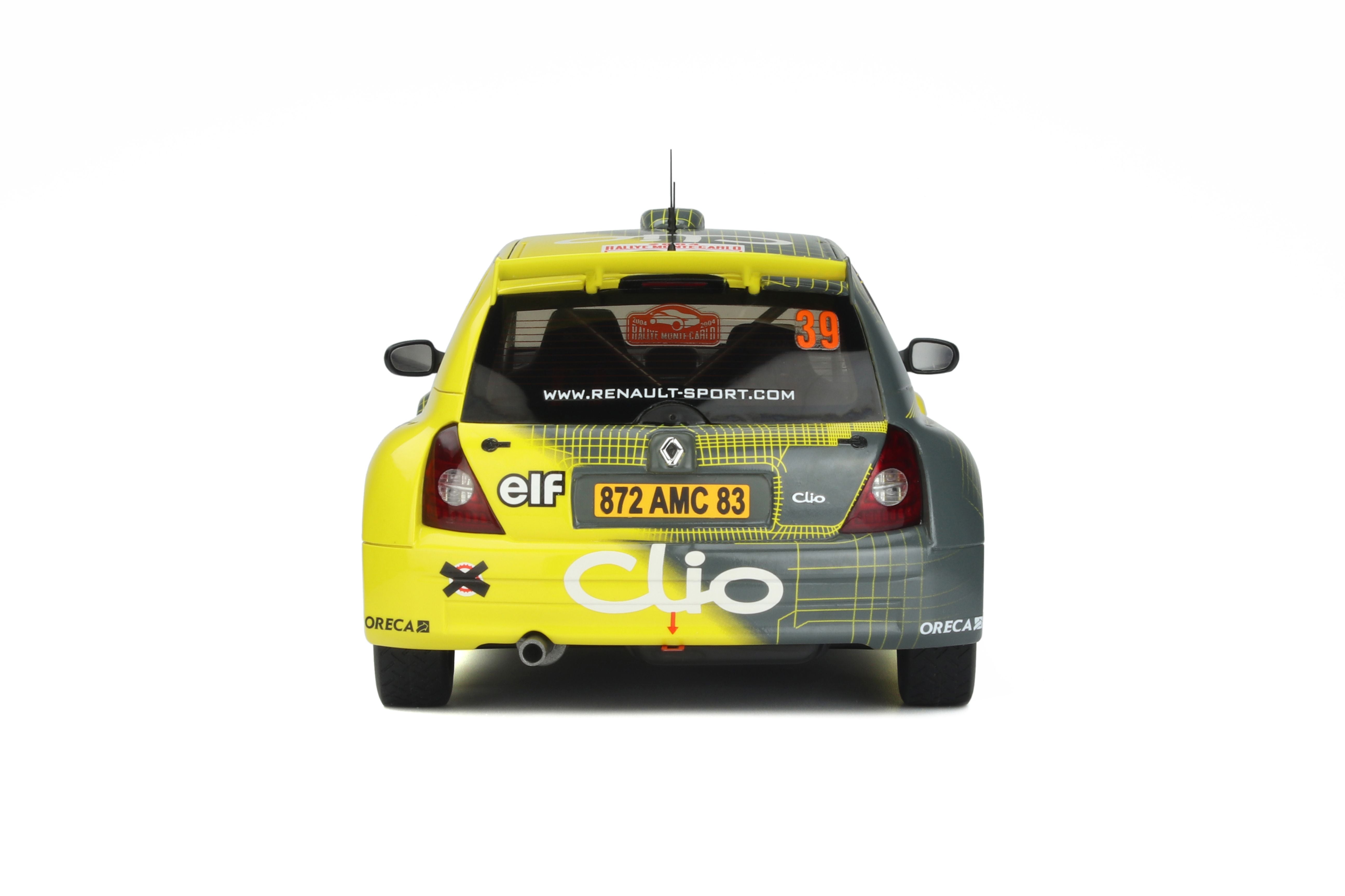 OTTO 1:18 Renault Clio 2 Super 1600 #39 Rallye Monte-Carlo 2004 OT389