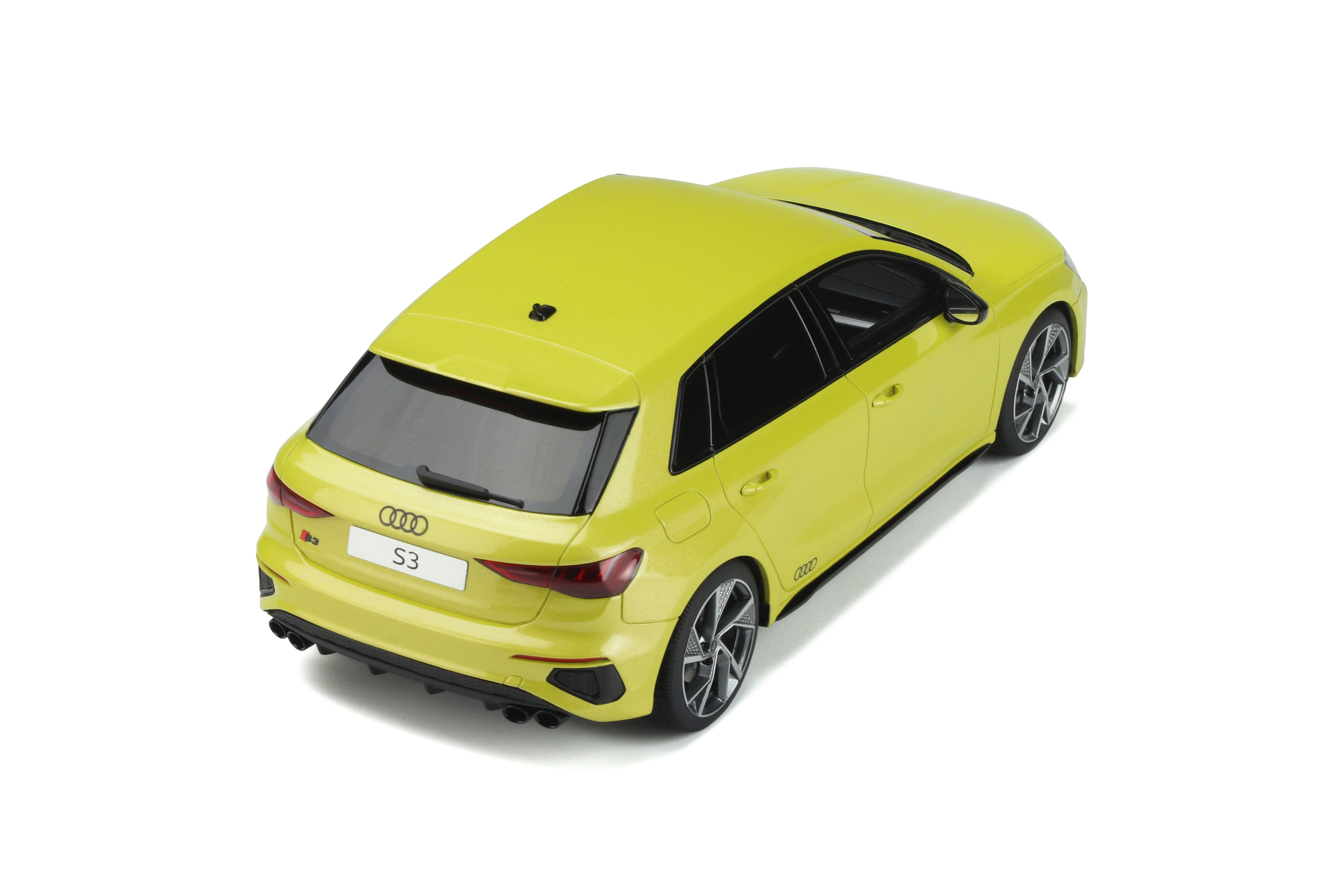 GT Spirit 1:18 2021 Audi S3 (8Y) Sportback Python yellow metallic GT364