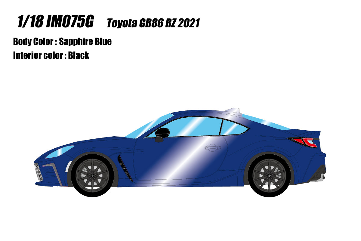 *PREORDER* Make Up Co., Ltd / IDEA 1:18 Toyota GR86 (RZ) 2021 Edition