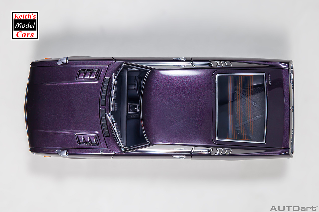 [1/18 Scale] Toyota Celica Liftback 2000GT (RA25) 1973 in Dark Purple Metallic by AUTOart Models