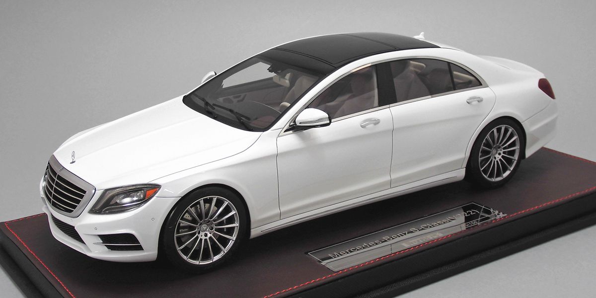Frontiart 1:18 Mercedes-Benz S-Class (V222) White F044-02