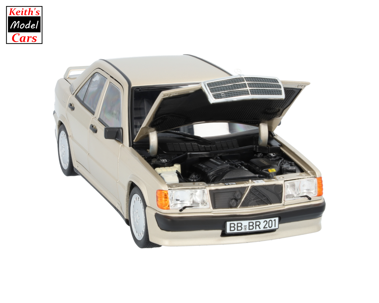 [1/18 Scale] Mercedes-Benz (W201) 190E 2.3-16 in Rauchsilber/Smoke Silver by Norev