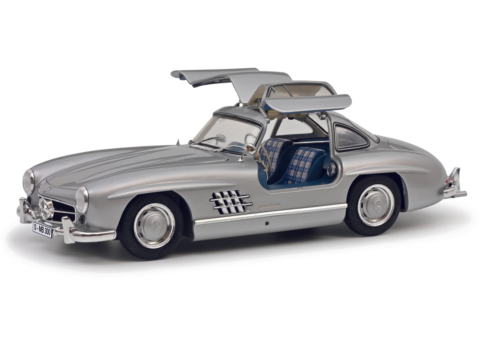 Schuco 1:18 Mercedes-Benz 300 SL Gullwing Silver 450045200