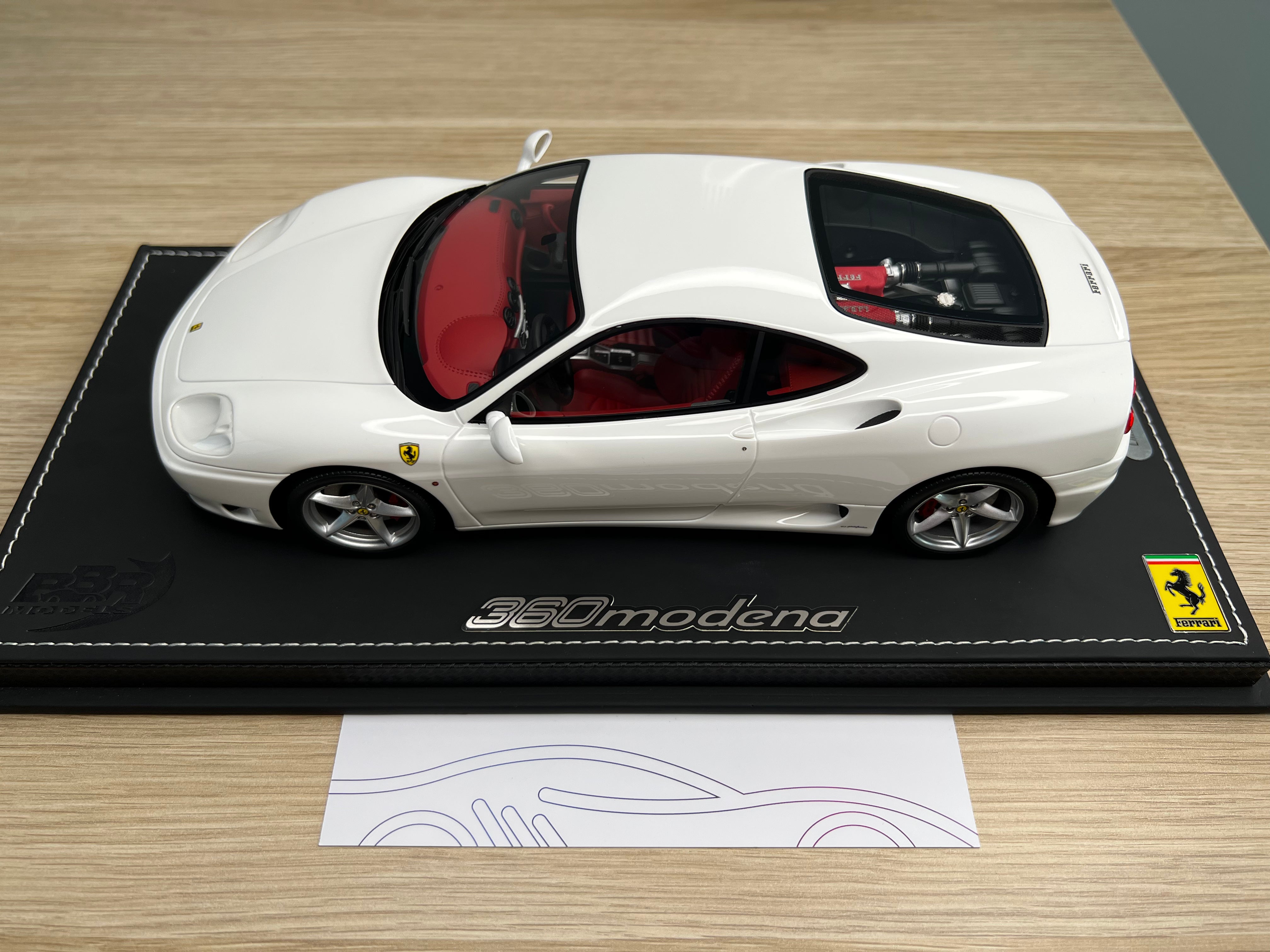 Ferrari 360 Modena - Bianco Avus - 1:18