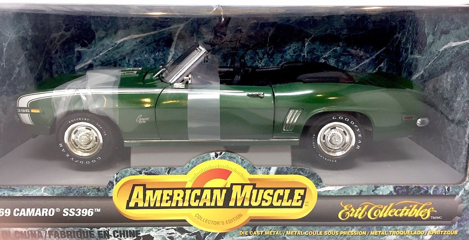 1:18 Ertl Chevy Camaro '69 SS 396 Convertible