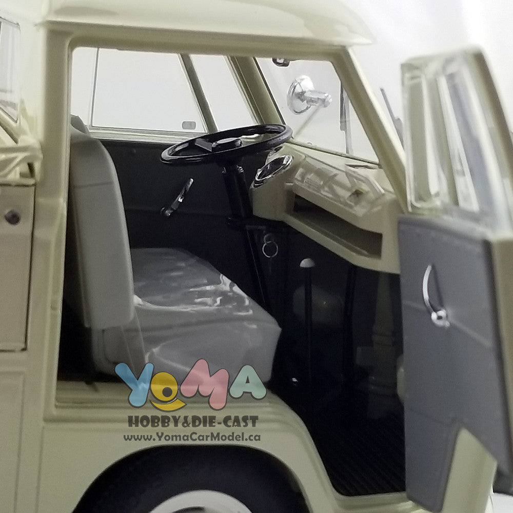 Schuco 1:18 Volkswagen T1b Pickup With Tarpaulin Beige 450037000