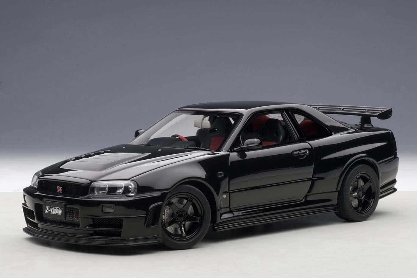 *PREORDER* AUTOart 1:18 Nissan Skyline GT-R (R34) NISMO Z-Tune in Black Pearl