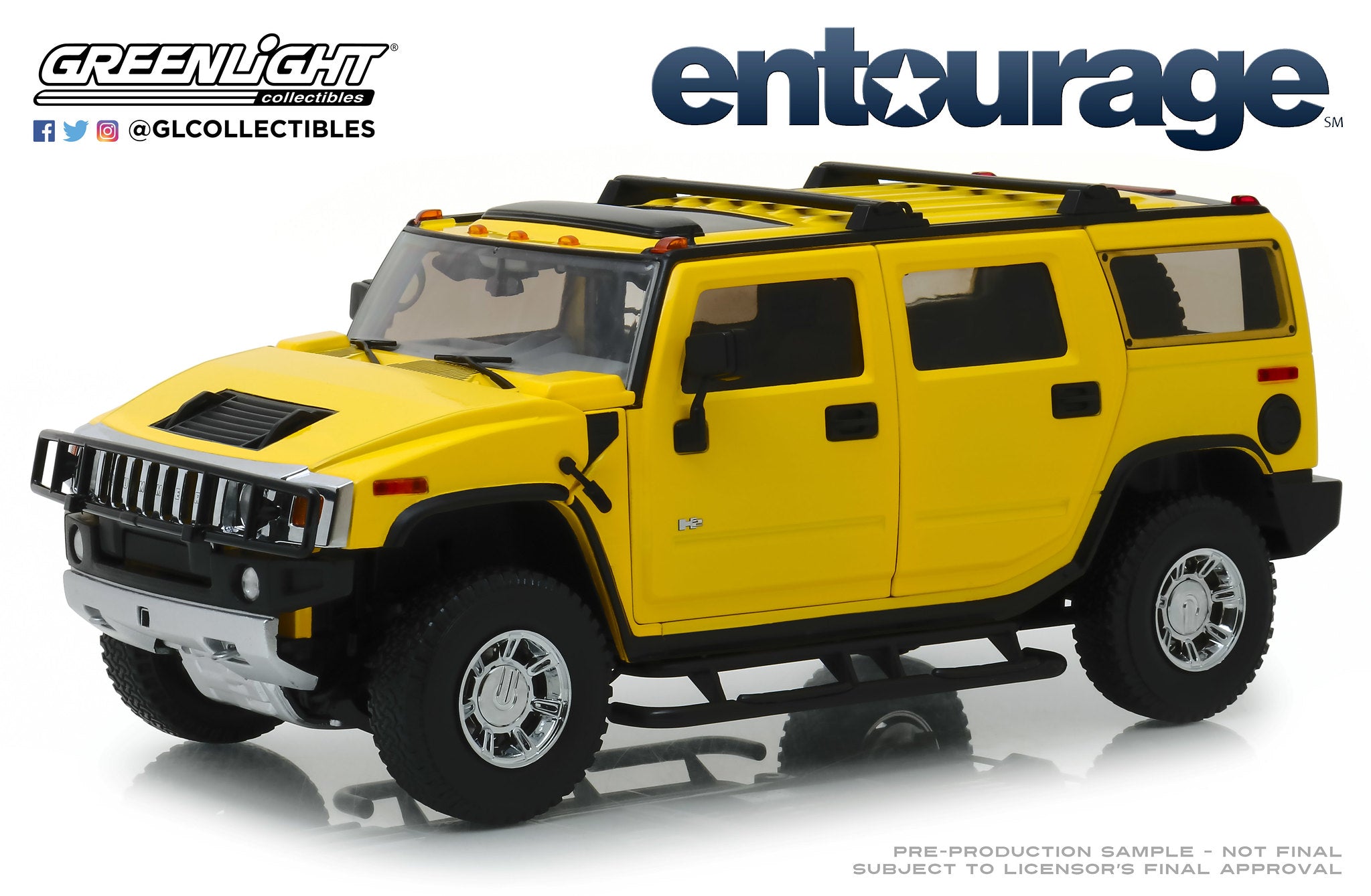 Highway 61 1:18 Entourage (2004-2011 TV Series) - 2003 Hummer H2 HWY-18015
