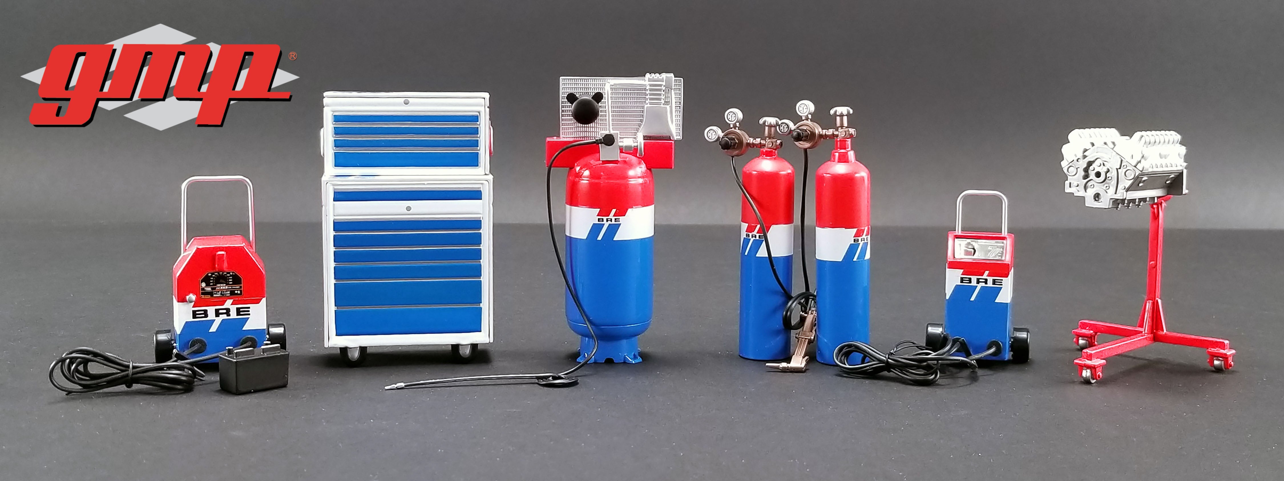 GMP 1/18 GMP Shop Tool Set #1 - Brock Racing Enterprises (BRE) GMP-18905