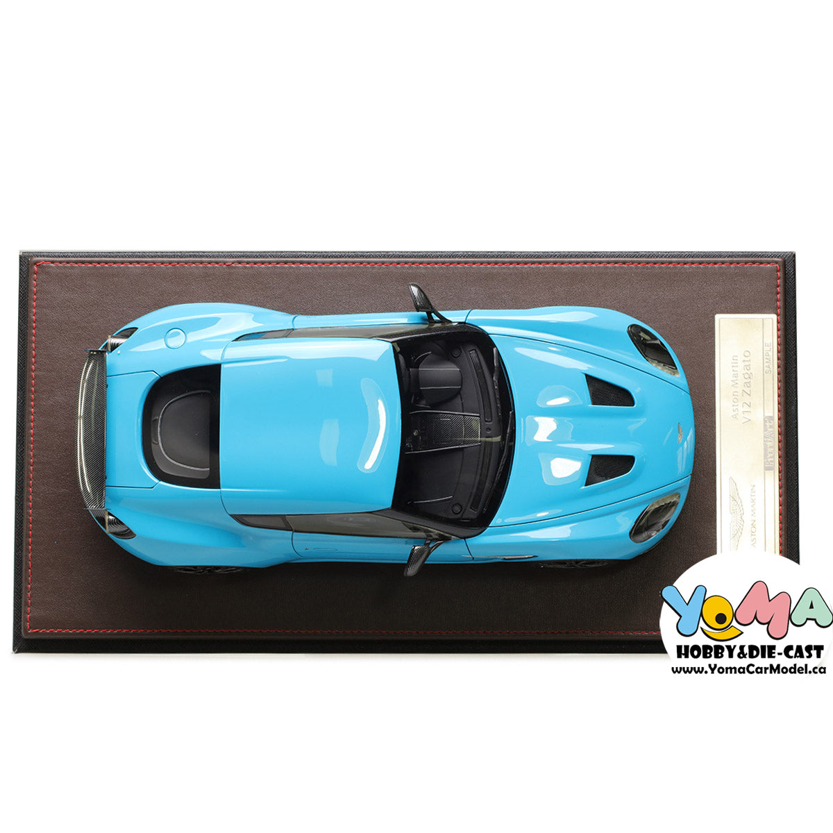 Frontiart 1/18 Aston Martin V12 Zagato Open Tiffany Blue FA009-33