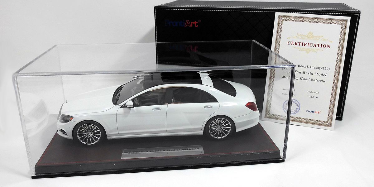 Frontiart 1:18 Mercedes-Benz S-Class (V222) White F044-02