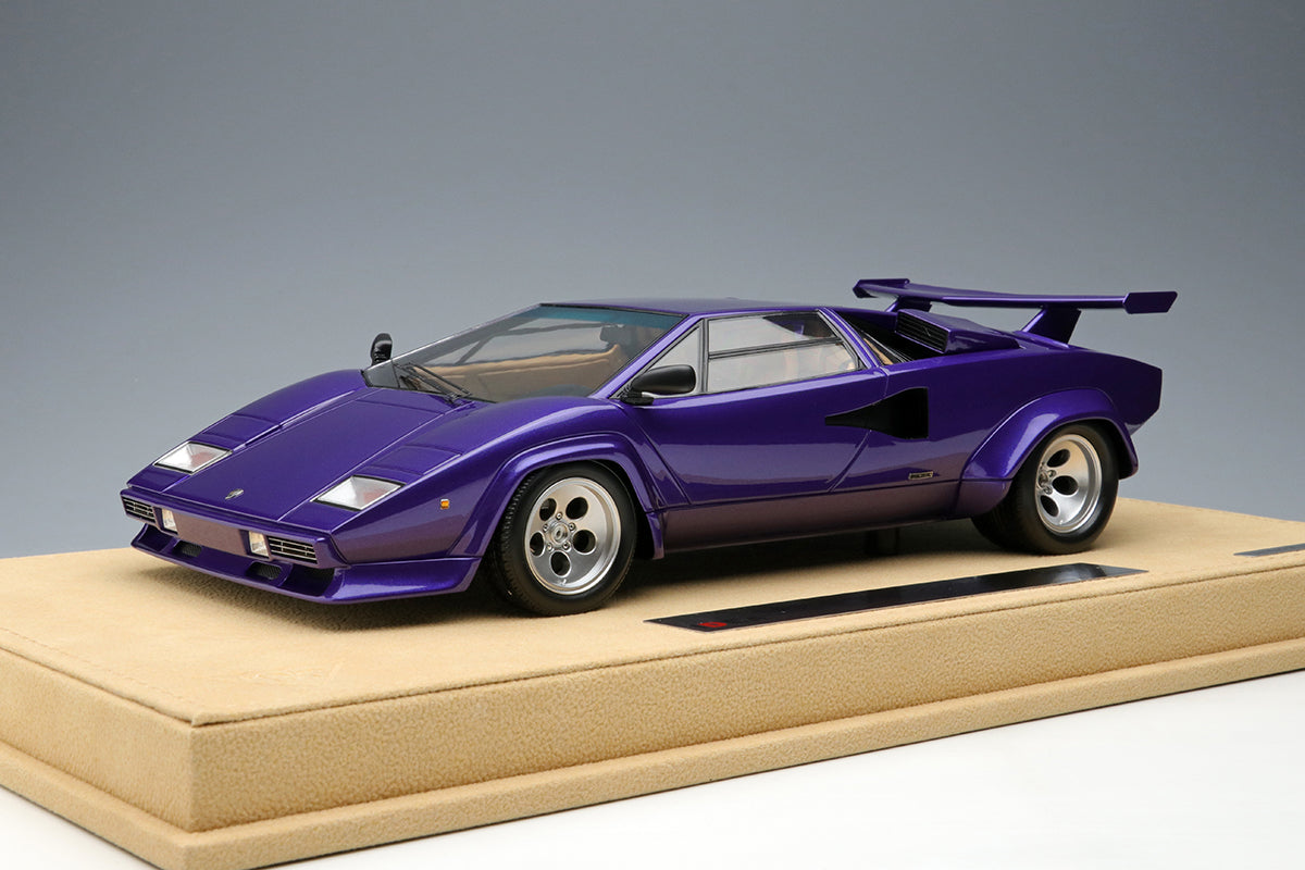 Lamborghini Countach LP5000S 1982 - metallic purple - 1:18
