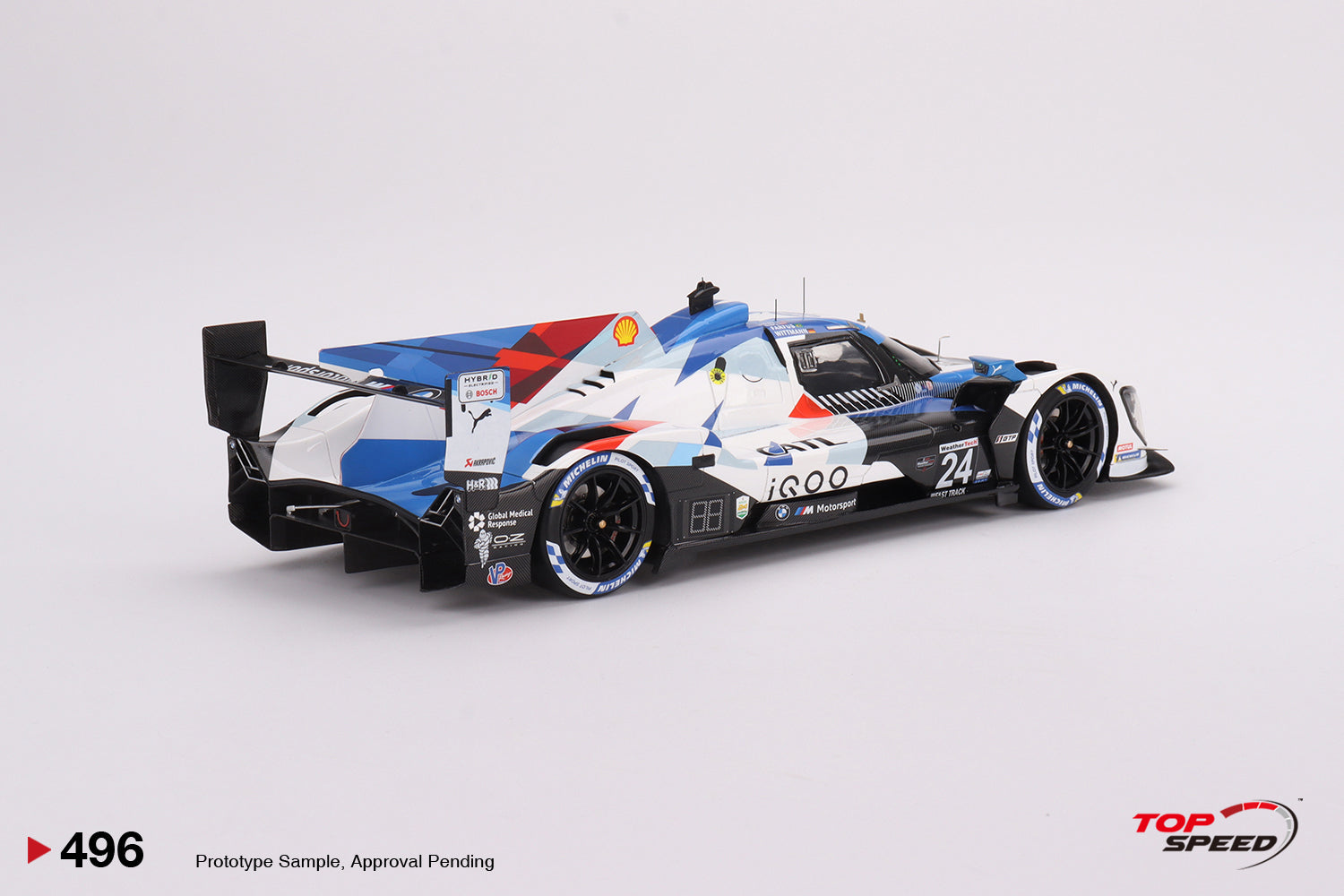 *PREORDER* TopSpeed Models 1:18 BMW M Hybrid V8 GTP #24 BMW M Team RLL   2023 IMSA Daytona 24 Hrs