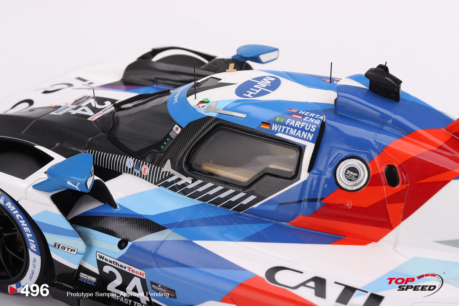 *PREORDER* TopSpeed Models 1:18 BMW M Hybrid V8 GTP #24 BMW M Team RLL   2023 IMSA Daytona 24 Hrs