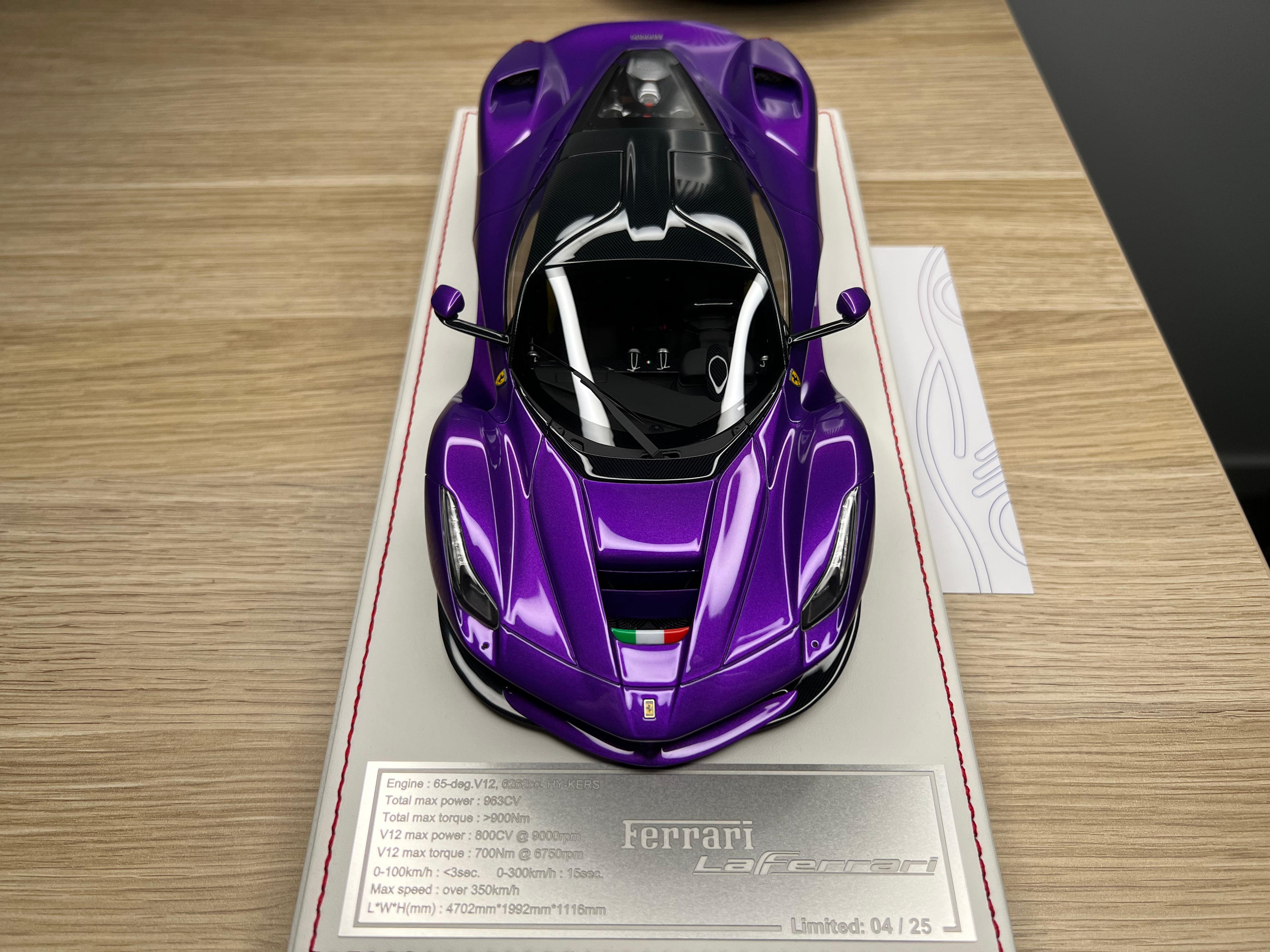 Ferrari LaFerrari - Purple D&G Davis & Giovanni - 1:18