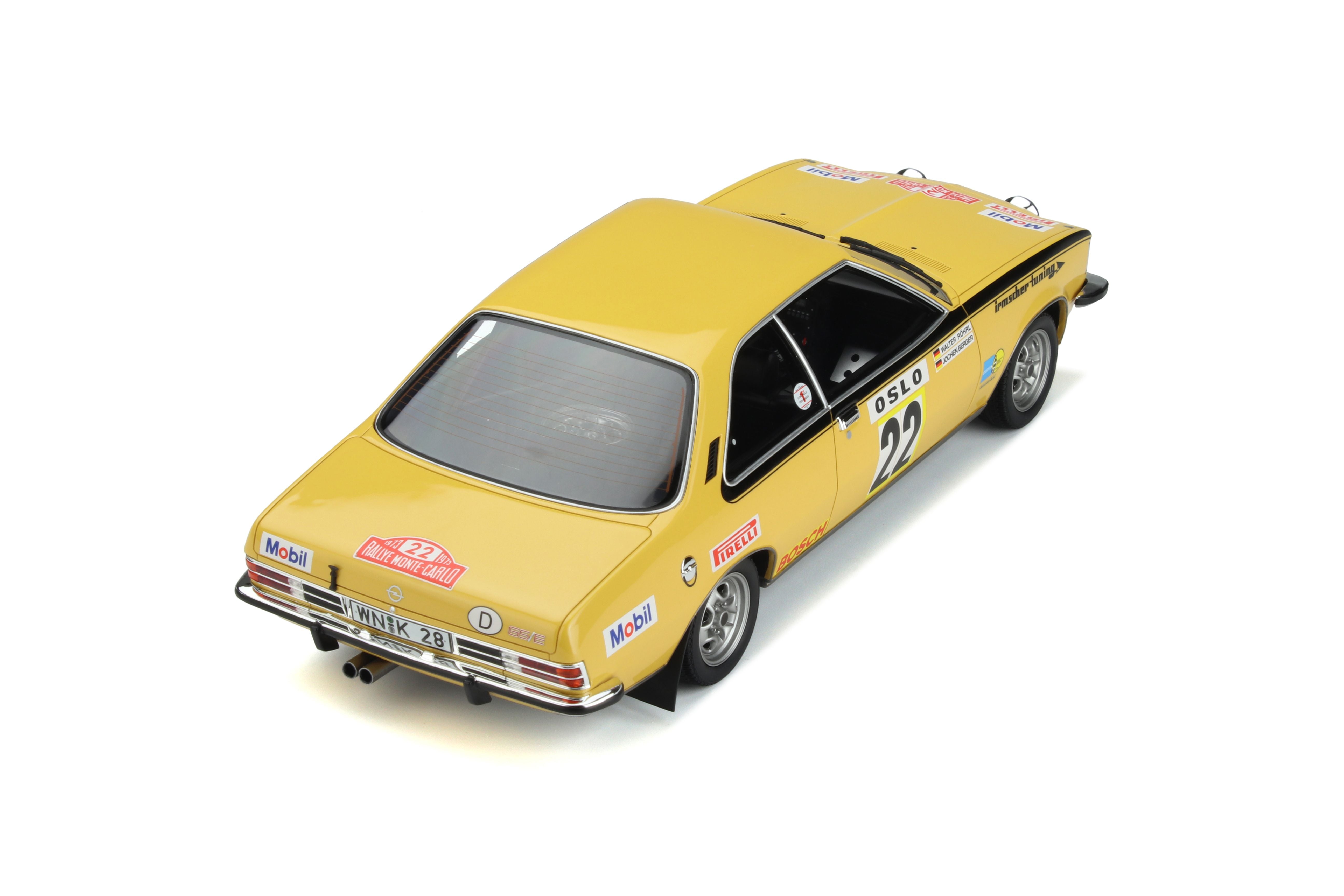 OTTO 1:18 1973 Opel Commodore #22 Rallye Monte-Carlo OT933