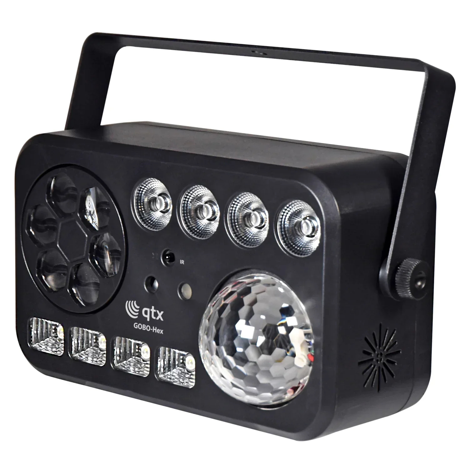 QTX GOBO Hex 6-in-1 LED & Laser Effect