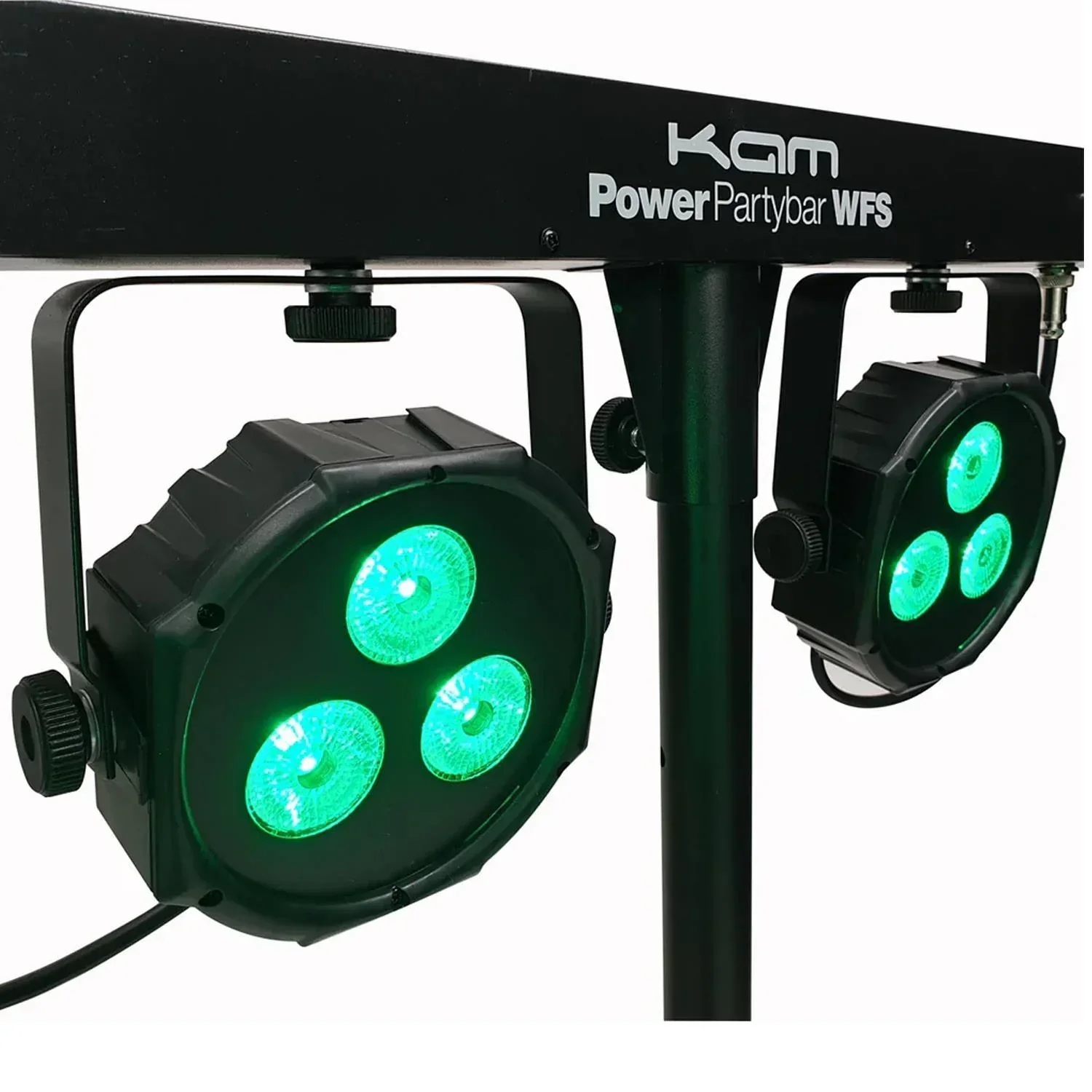 Kam Power Party Bar WFS Lights With Footswitch and Bag