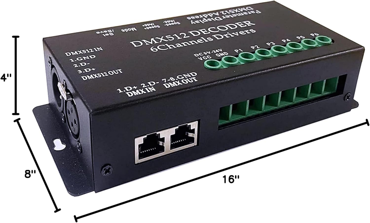 K8 ARTNET+DMX CONSOLE LED CONTROLLER, Suitable for SPI and DMX512 LED Light, Online Offline, Addressable Programmable, 1G SD Card With 96 Program Modes and Offline Software.