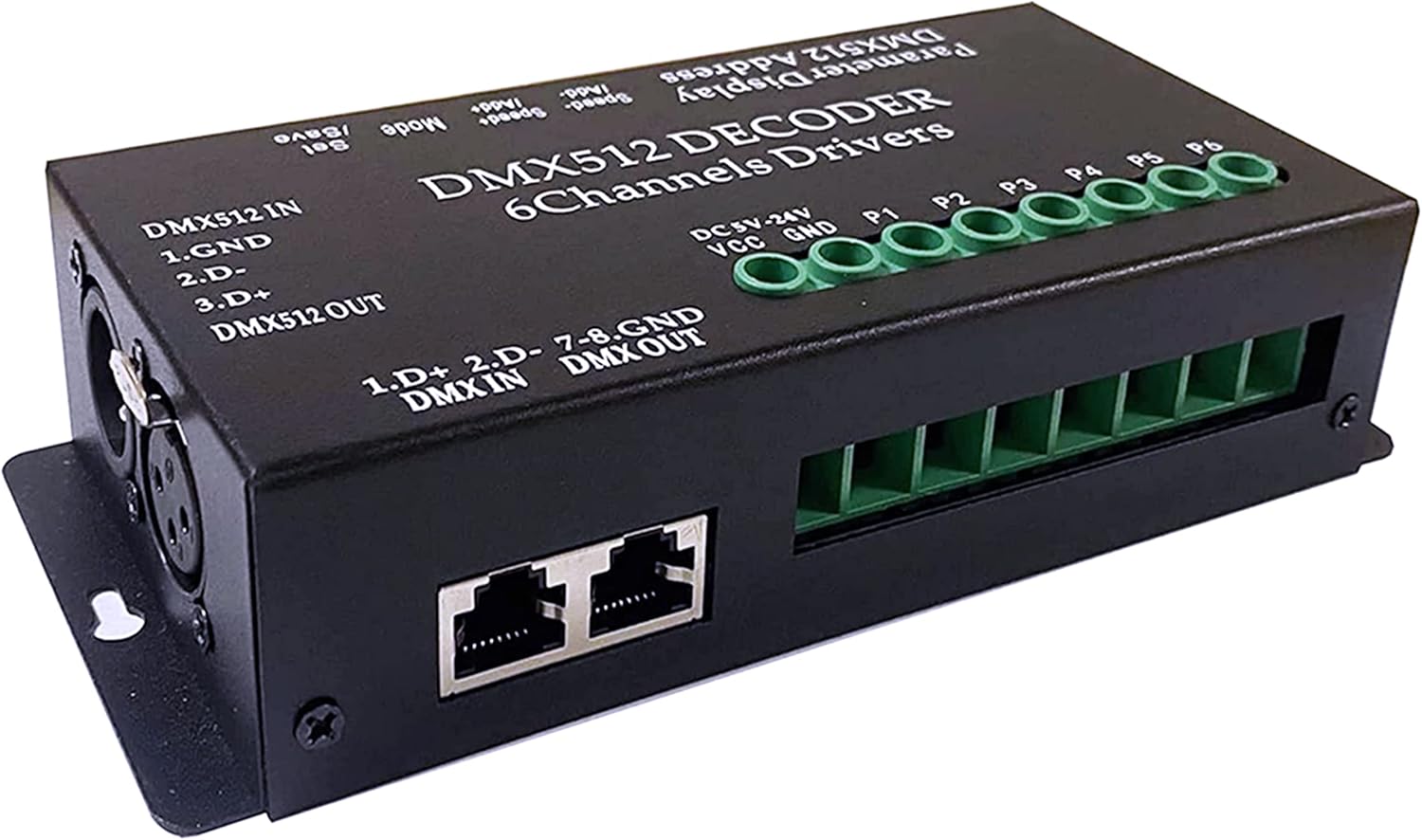 K8 ARTNET+DMX CONSOLE LED CONTROLLER, Suitable for SPI and DMX512 LED Light, Online Offline, Addressable Programmable, 1G SD Card With 96 Program Modes and Offline Software.
