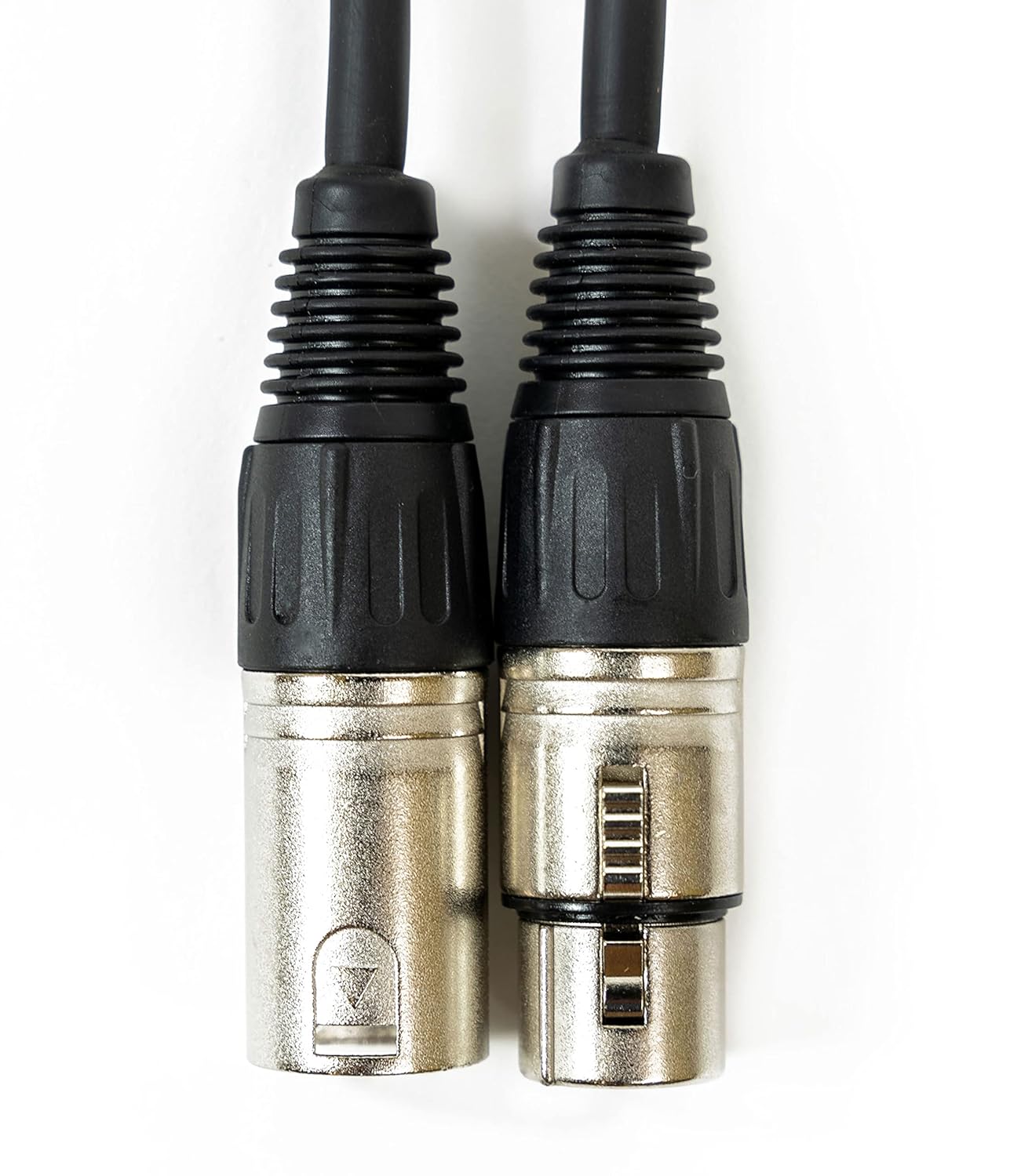 Gearlux DMX Cable, 3 Pin, Male to Female, 25 Feet - 2 Pack