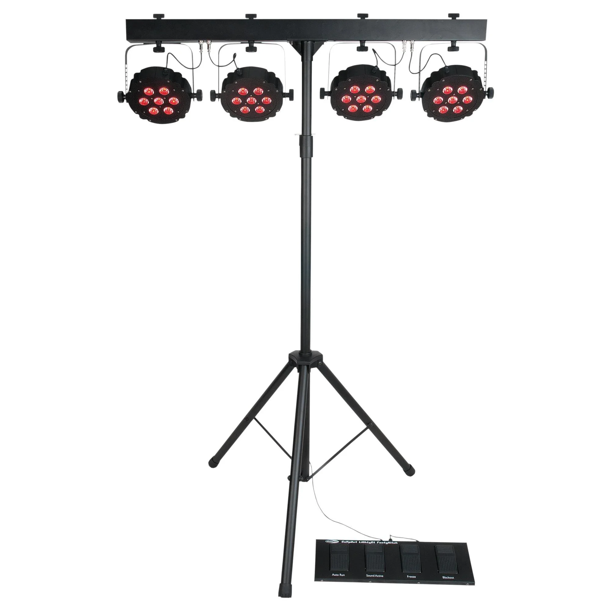 Showtec Compact Power Light Set MKII With Bag, Footswitch, and Stand