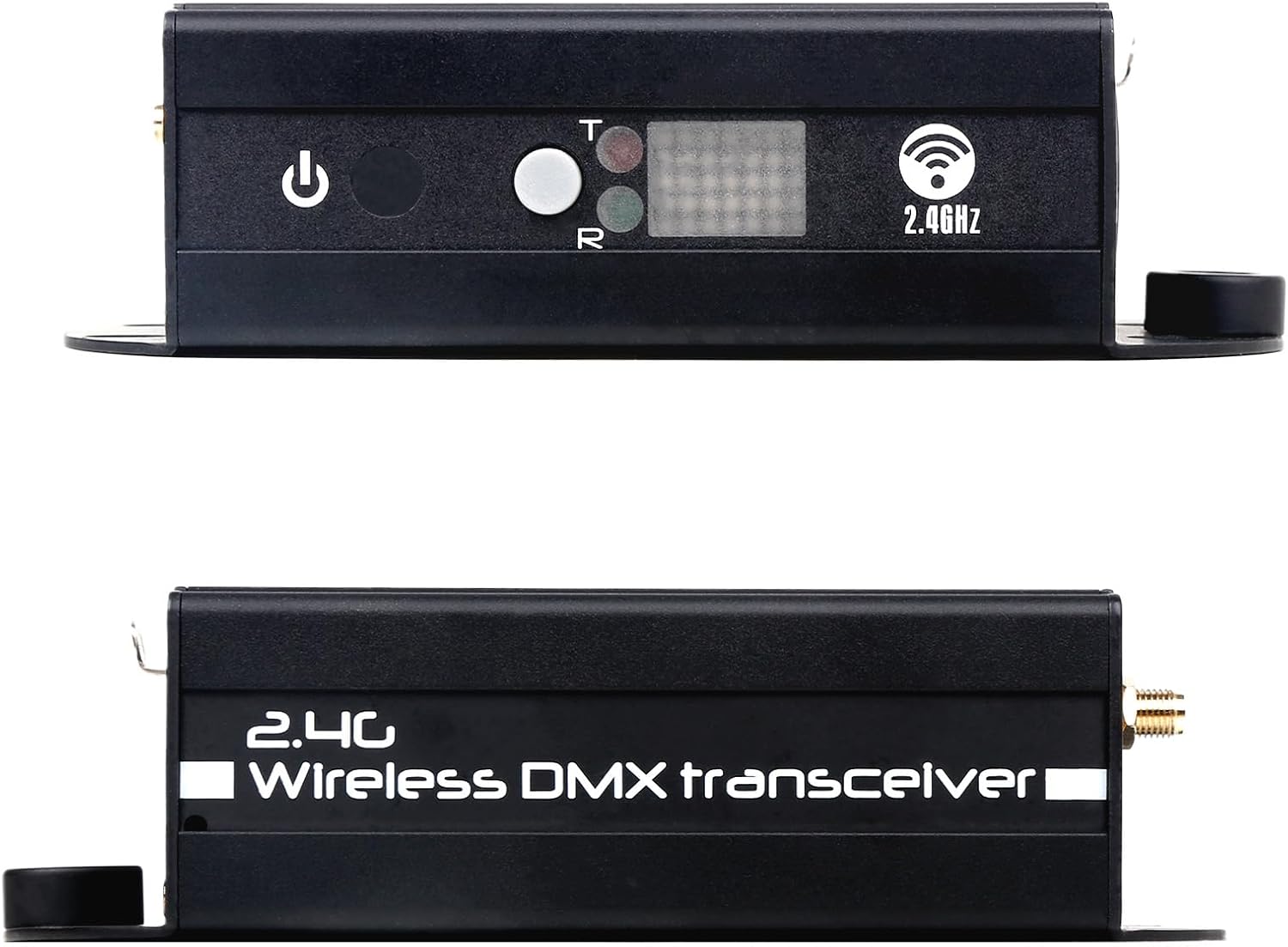 DMX512 Controller – 2.4G Wireless Transmitter/Receiver with LCD Display, Power Adjustable Repeater, Real-Time Dimming for DJ Lights, Stage Effects, Disco & Party Lighting