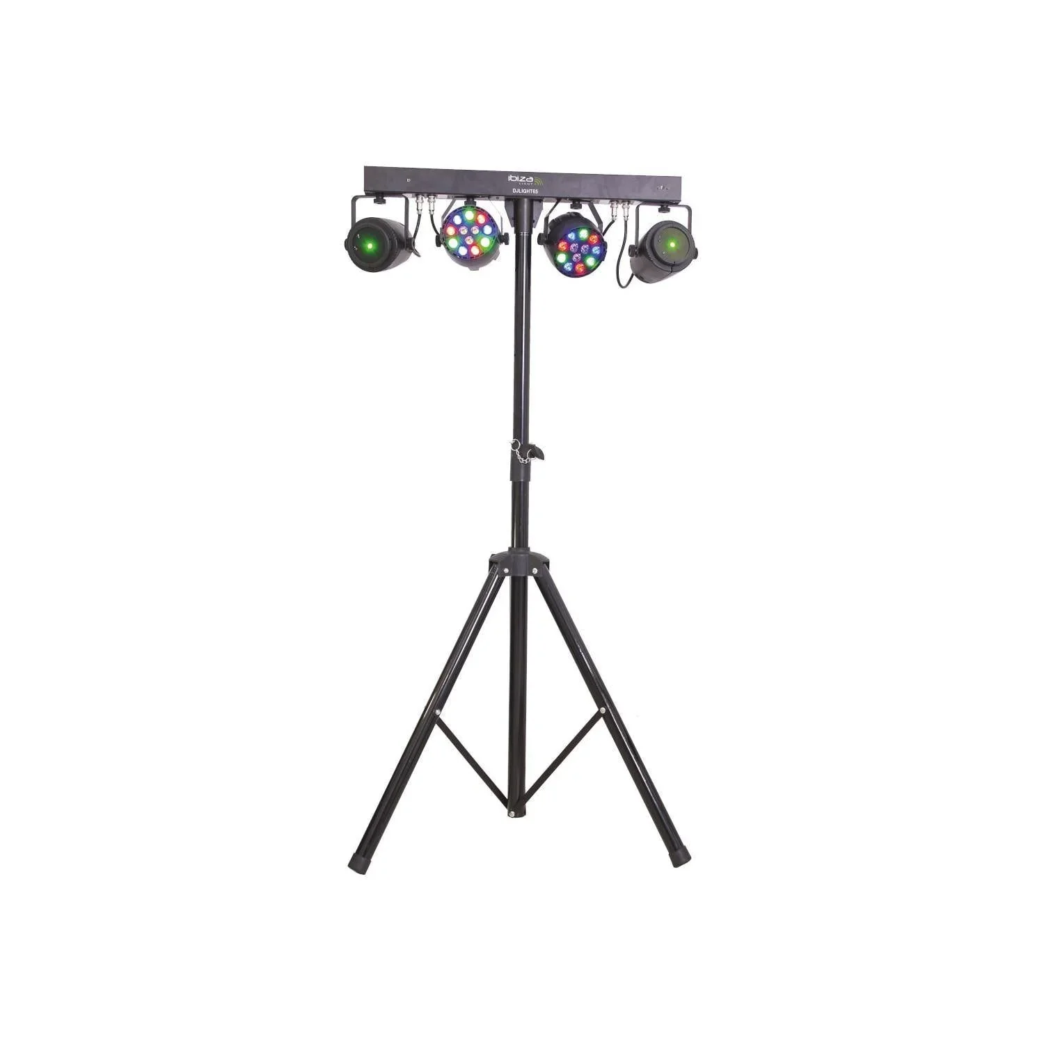 Ibiza DJLIGHT65 Light Stand with Par Cans & Lasers